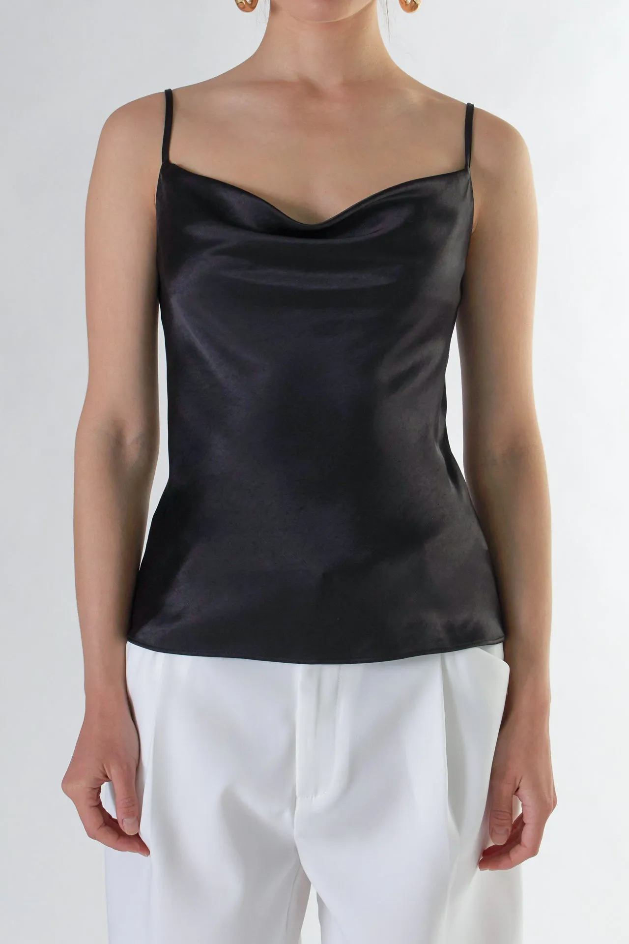 Satin Cowl Neck Top sold by Endless Rose product image thumbnail 2