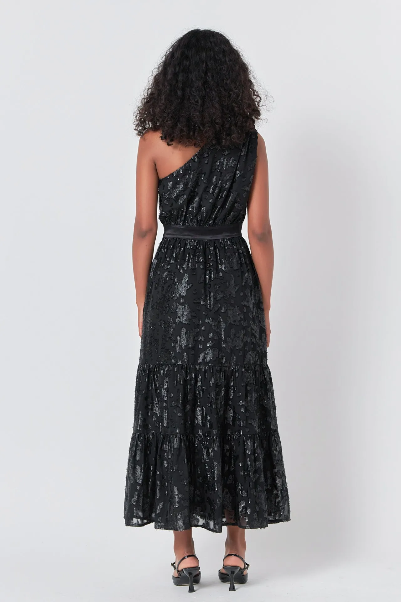 One Shoulder Chiffon Maxi Dress sold by Endless Rose product image thumbnail 4