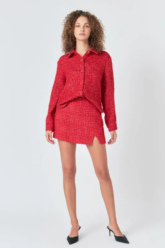 Tweed Shirt sold by Endless Rose