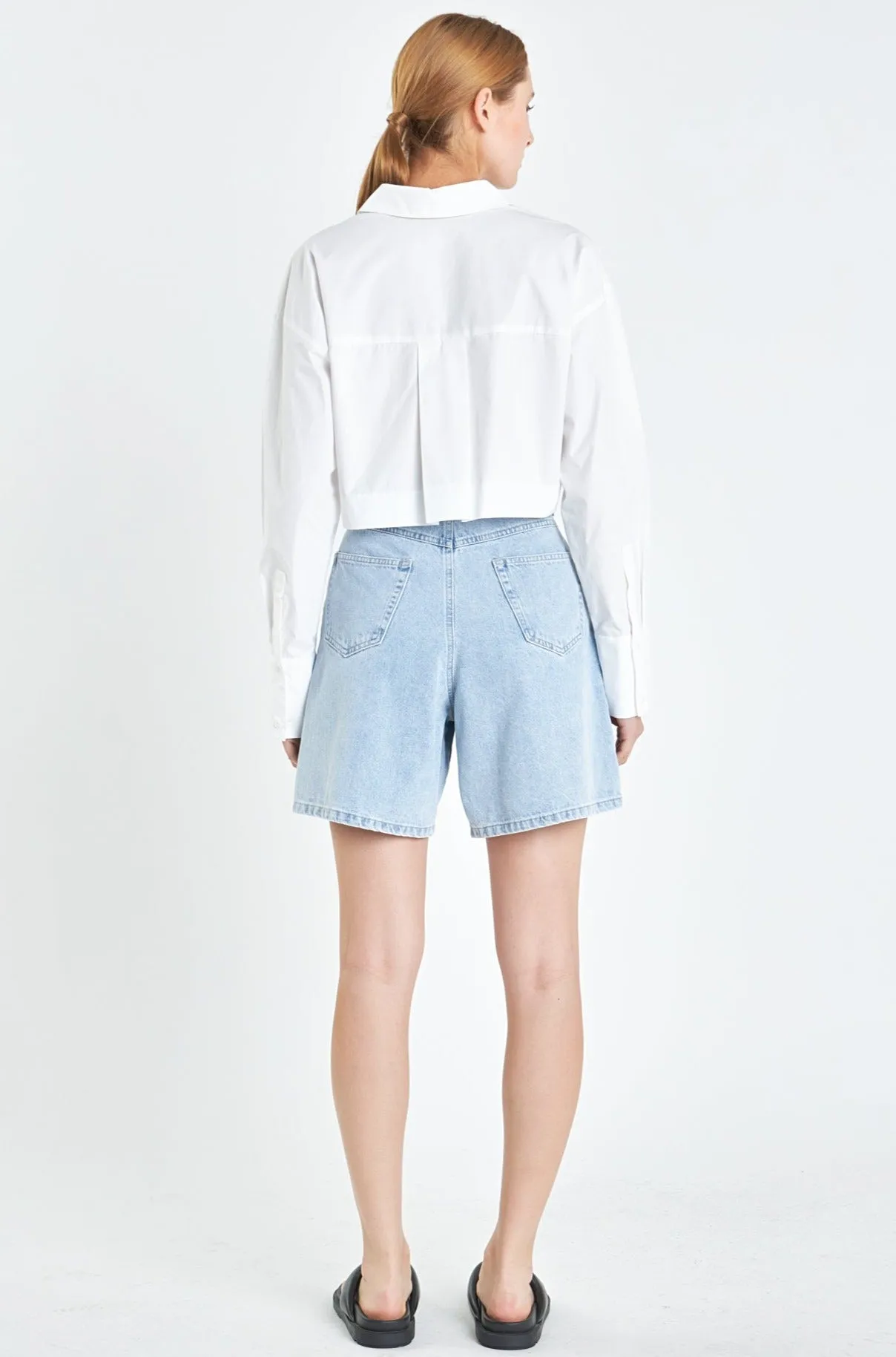 Oversized Cropped Shirts with Pocket sold by Endless Rose product image thumbnail 5
