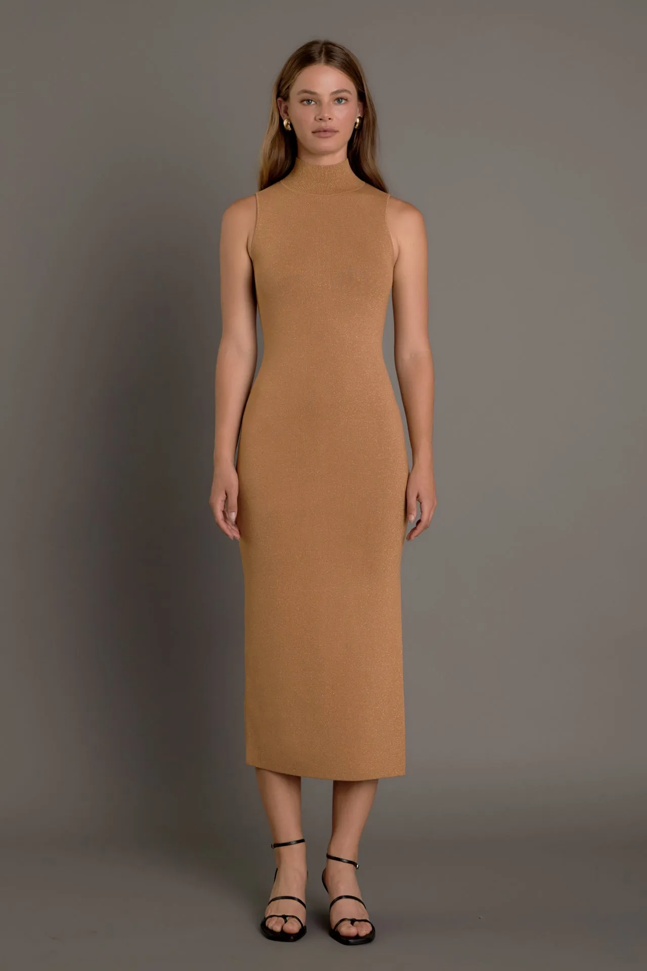 Lurex High Neck Midi Dress sold by Endless Rose