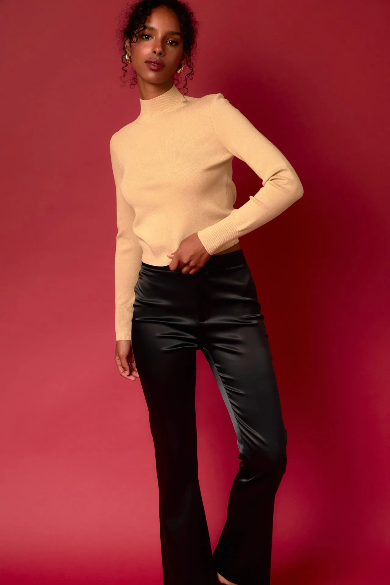 Lurex Knit Crop Top sold by Endless Rose