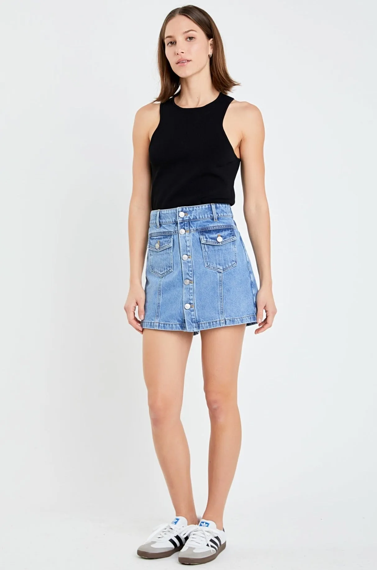 Denim Skort sold by Endless Rose product image thumbnail 5