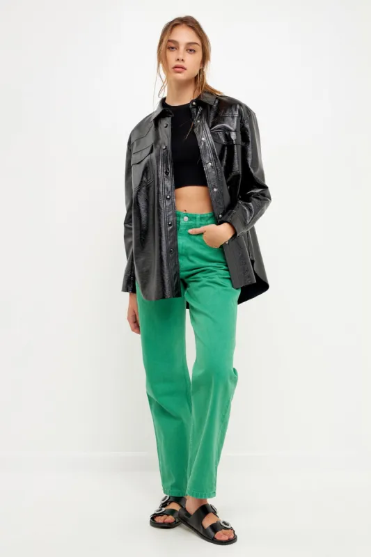 Color Full Length Wide Leg Jean sold by Endless Rose