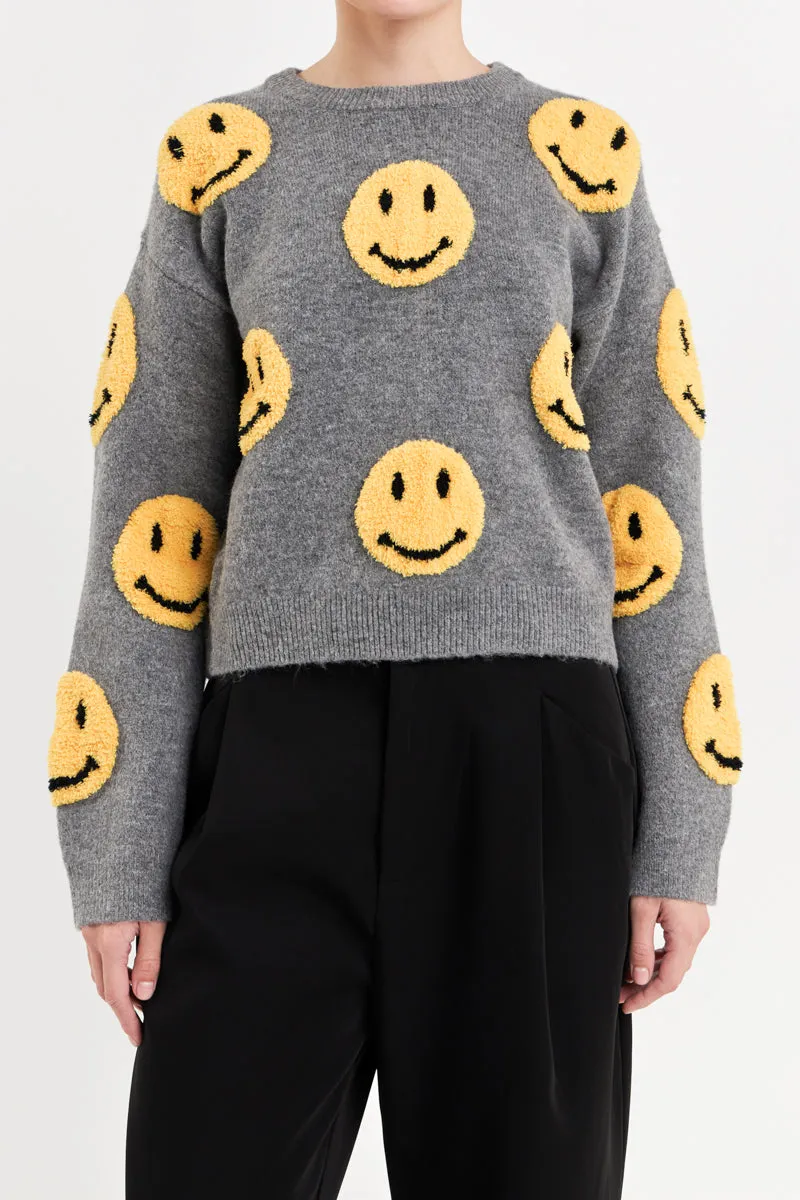 Smiley Face Sweater sold by Endless Rose product image thumbnail 3