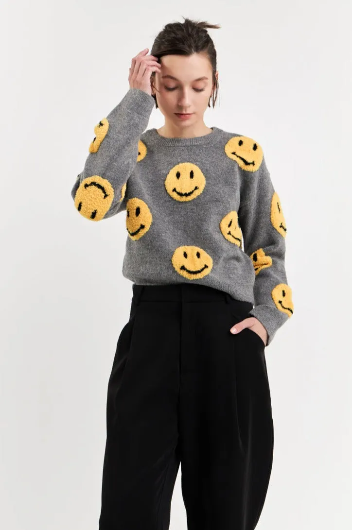 Smiley Face Sweater sold by Endless Rose