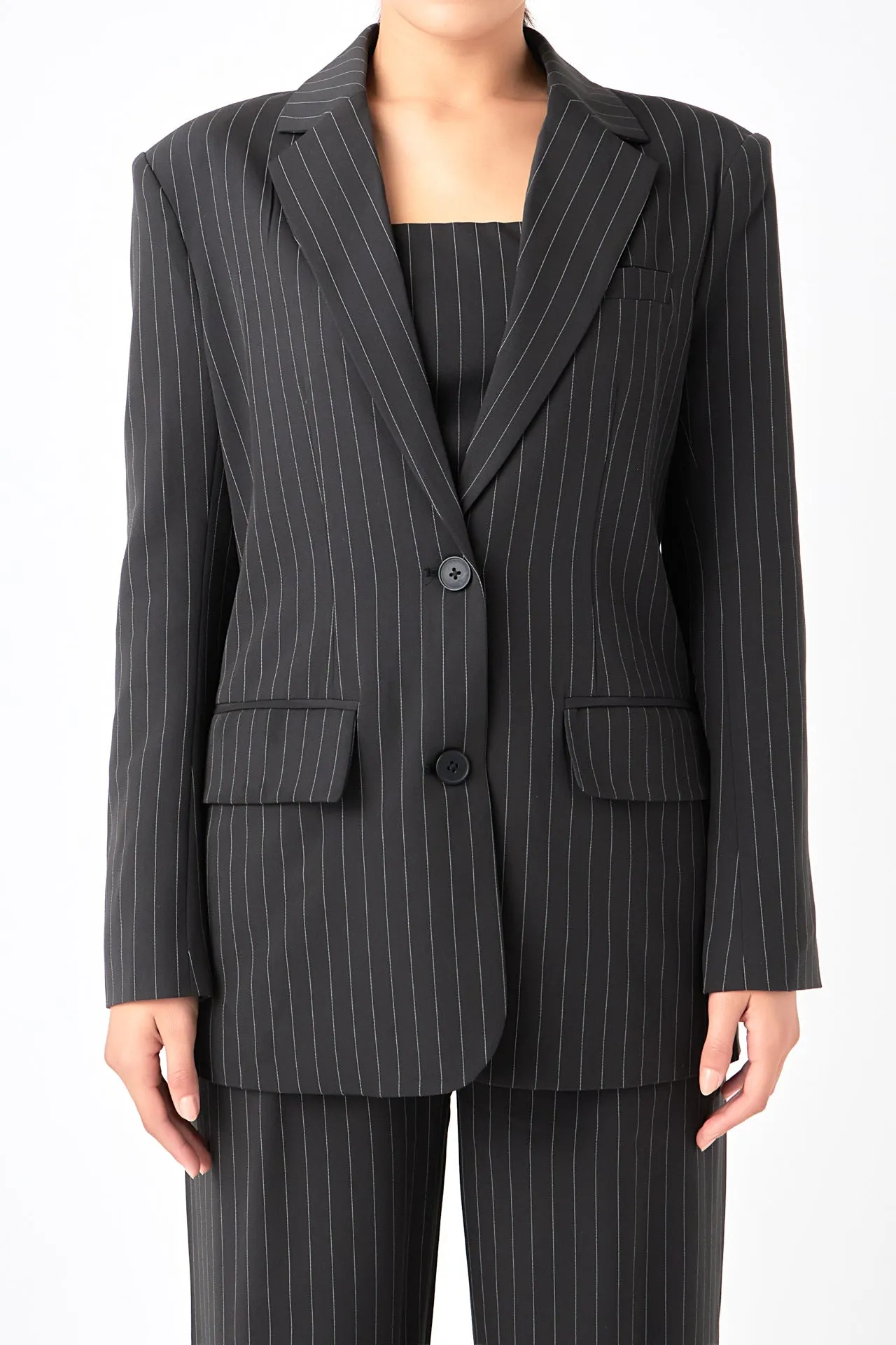 Pinstriped Oversized Blazer sold by Endless Rose product image thumbnail 3