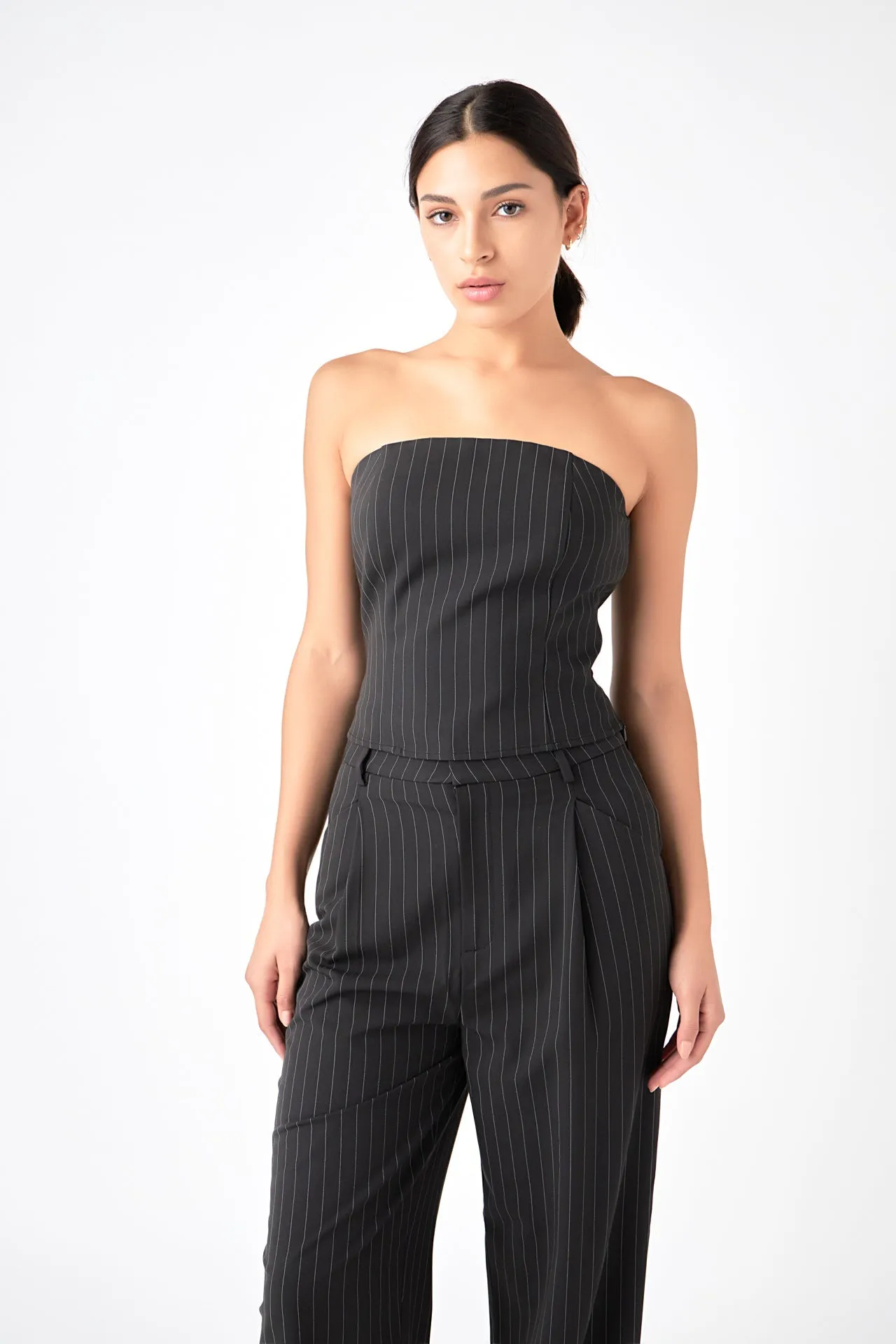 Pinstriped Tube Top sold by Endless Rose