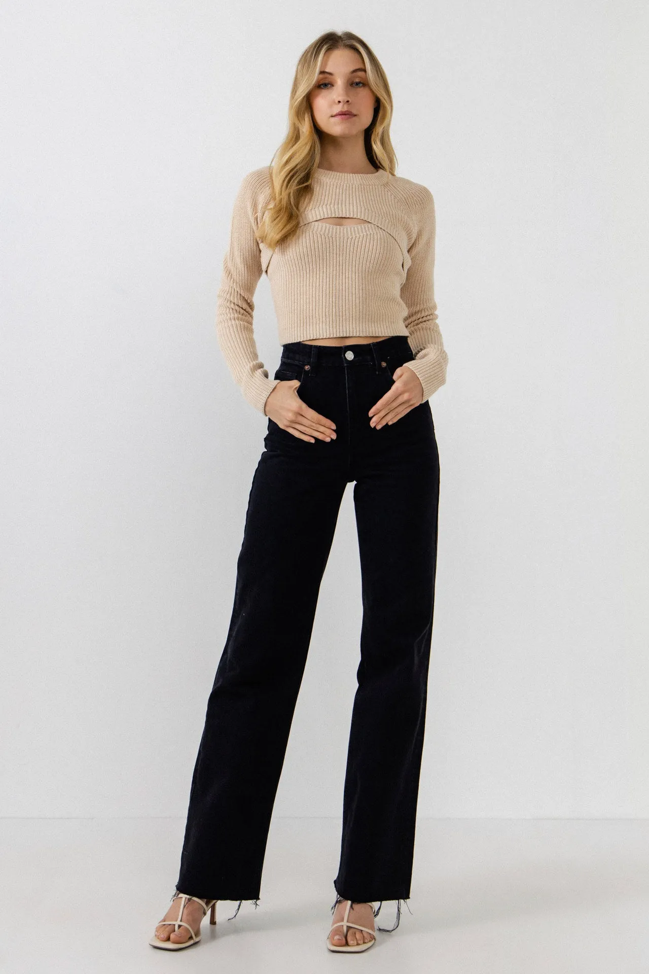 Super Crop Knit Top sold by Endless Rose