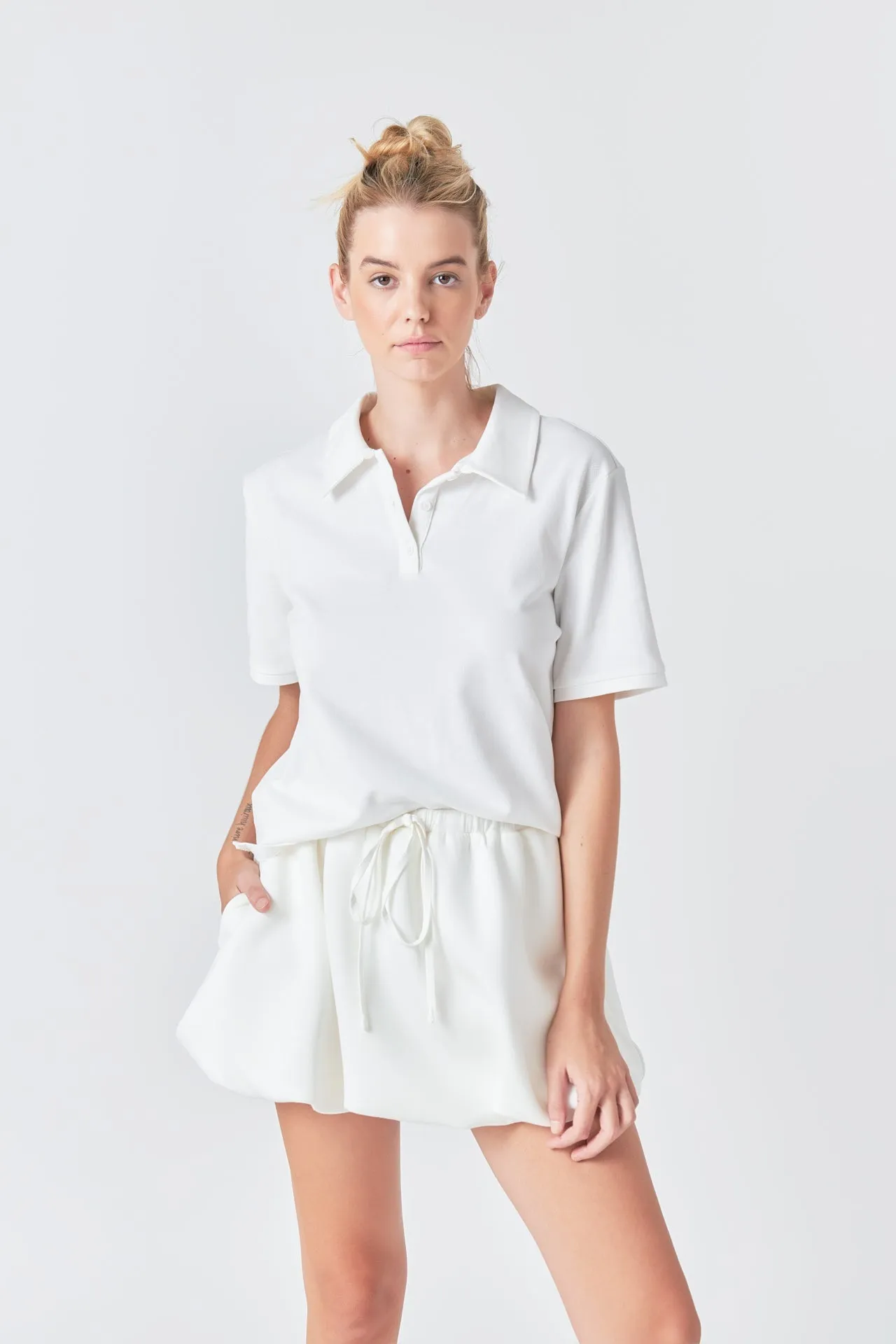 Pique Polo Shirt sold by Endless Rose product image thumbnail 5