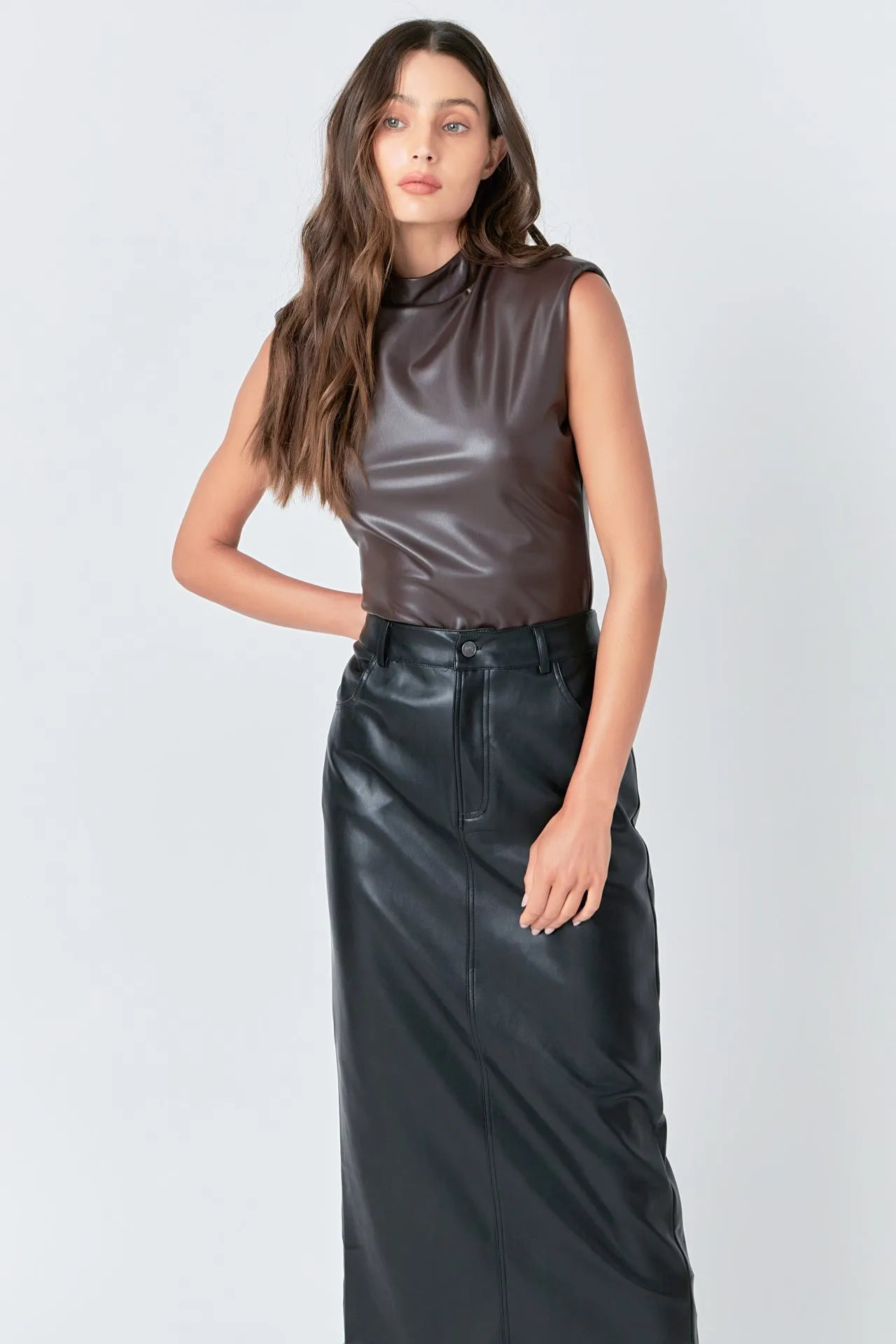 Faux Leather Bodysuit sold by Endless Rose product image thumbnail 2