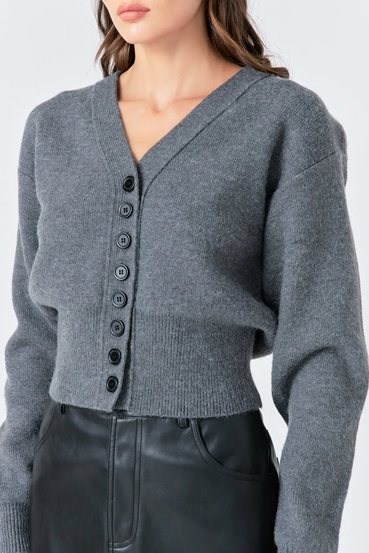 V-neck Detailed Cardigan sold by Endless Rose product image thumbnail 2