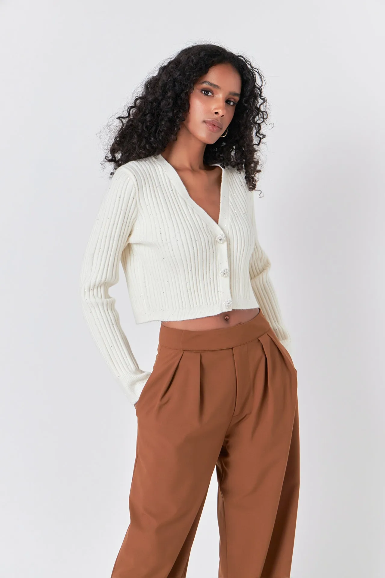 Sequins Crop Cardigan sold by Endless Rose product image thumbnail 5