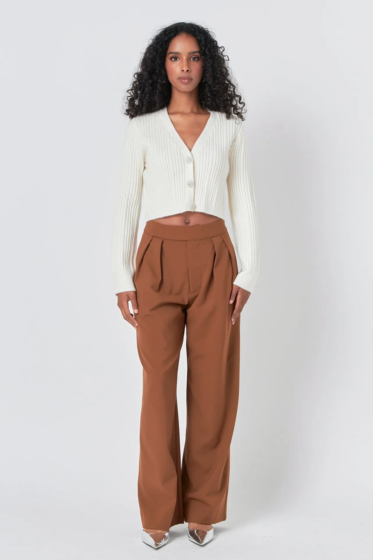 Sequins Crop Cardigan sold by Endless Rose