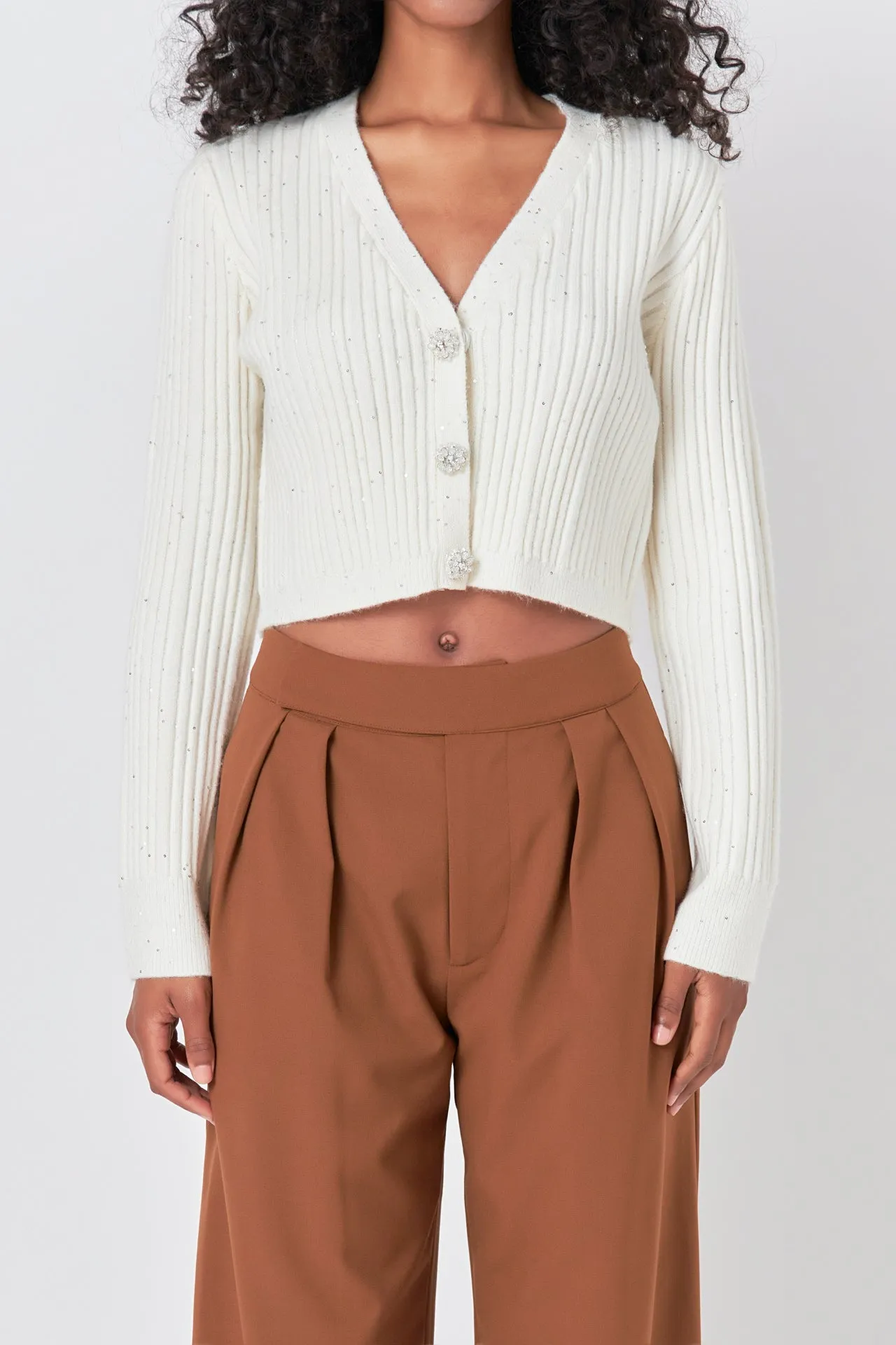 Sequins Crop Cardigan sold by Endless Rose product image thumbnail 2