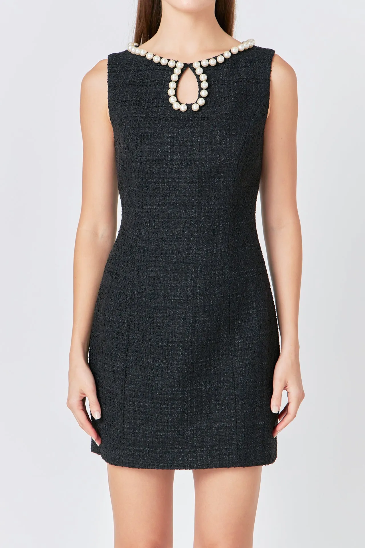 Pearl Accented Cutout Mini Dress sold by Endless Rose product image thumbnail 2