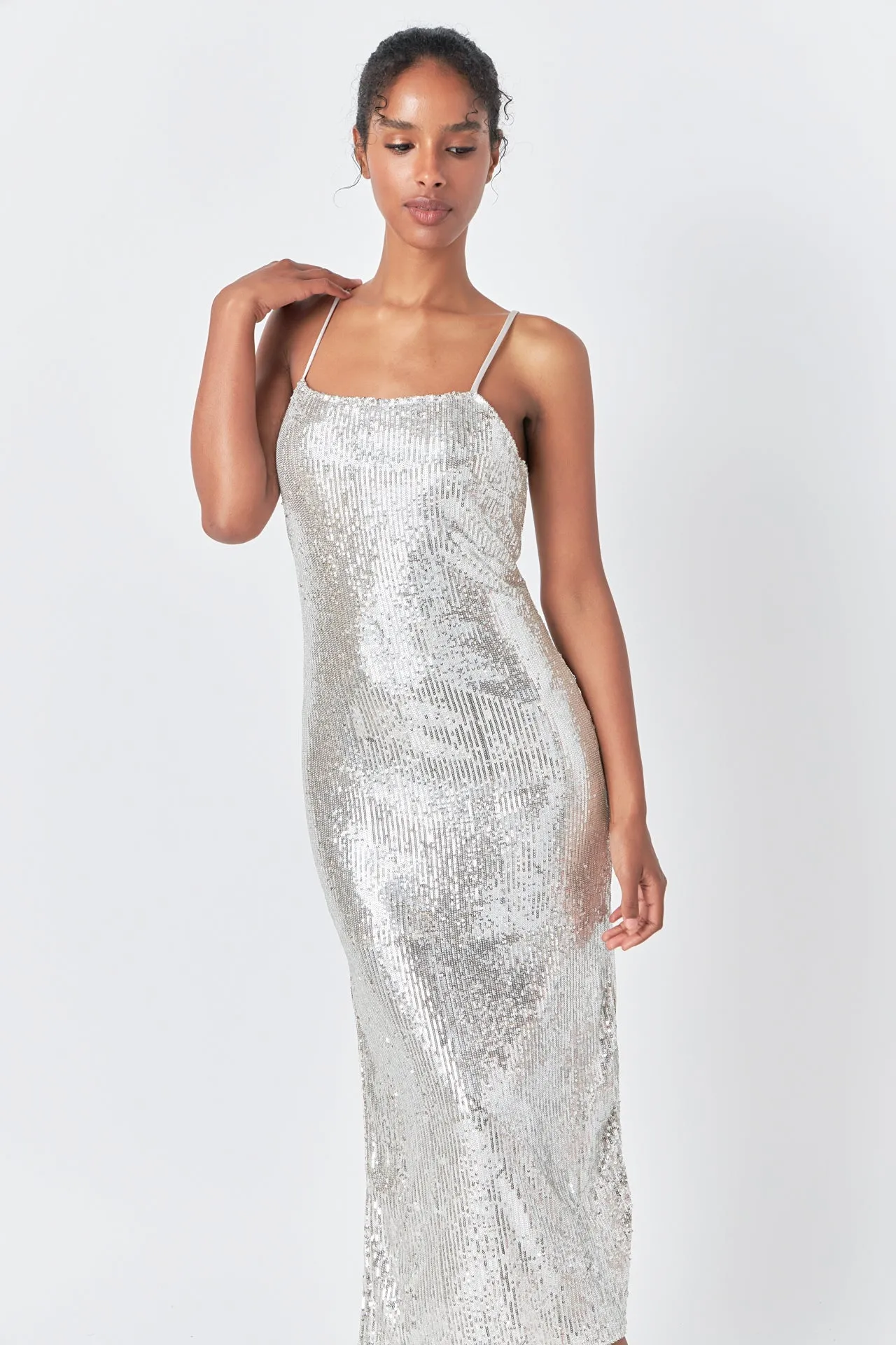 Sequin Slip Dress sold by Endless Rose product image thumbnail 5
