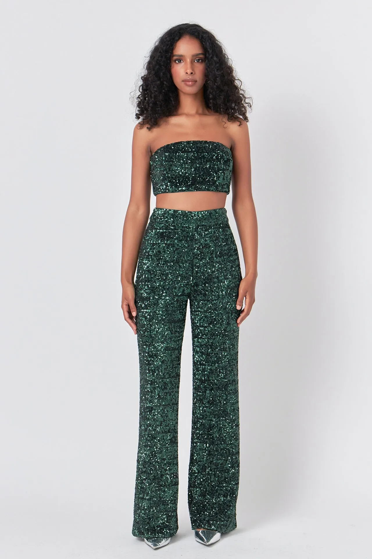 Sequins Strapless Bandeau sold by Endless Rose