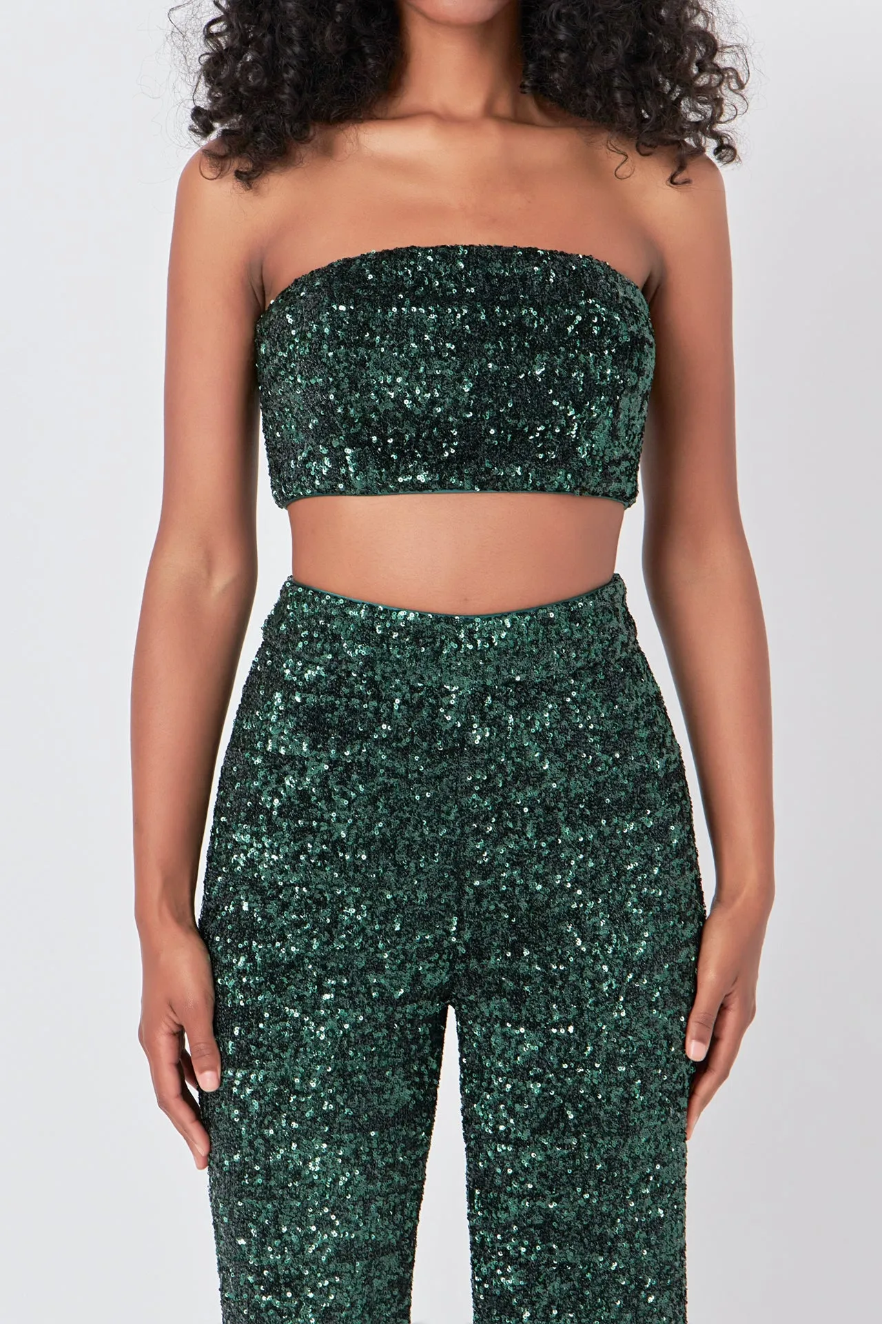 Sequins Strapless Bandeau sold by Endless Rose product image thumbnail 2