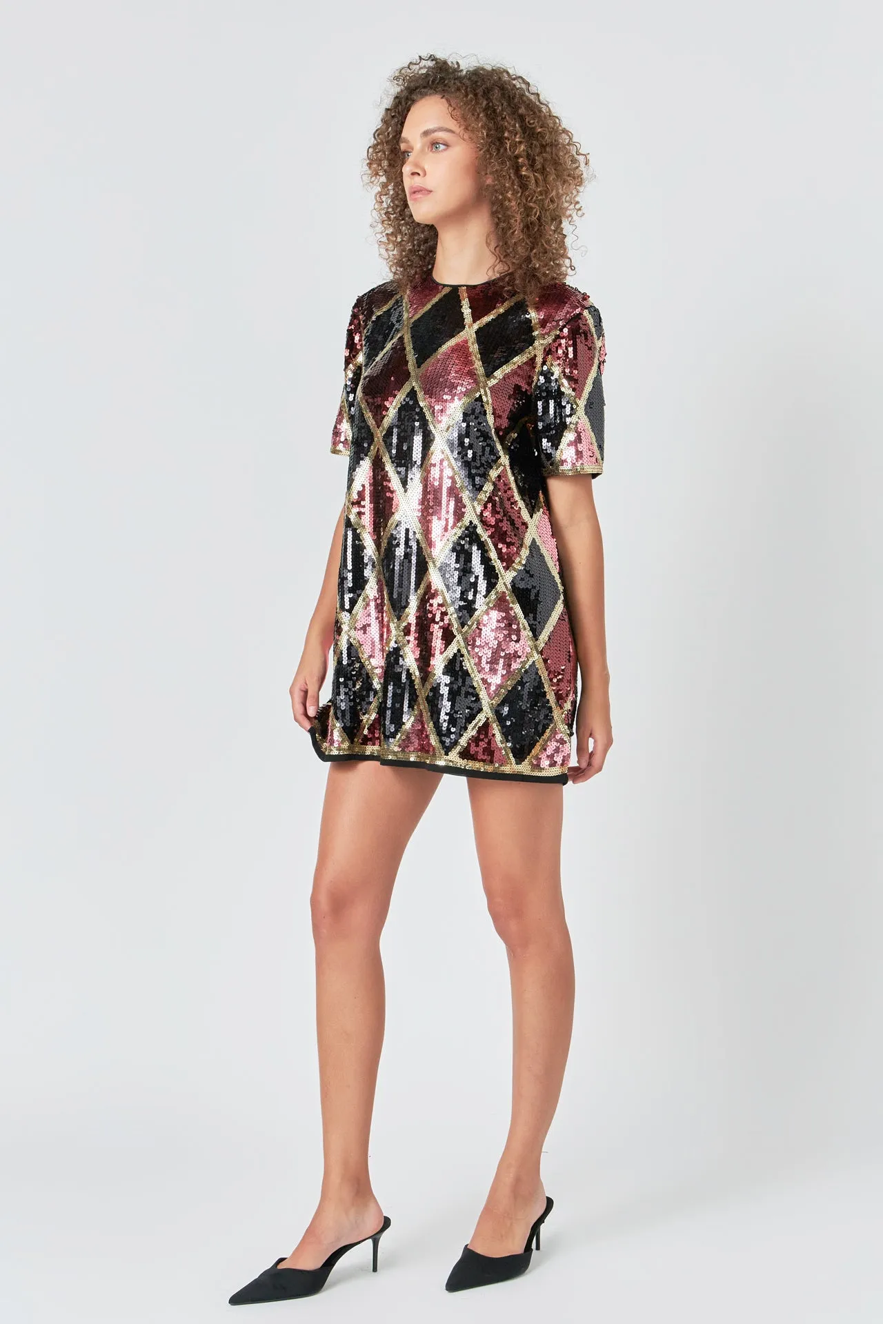 Sequins Mini Dress sold by Endless Rose product image thumbnail 3