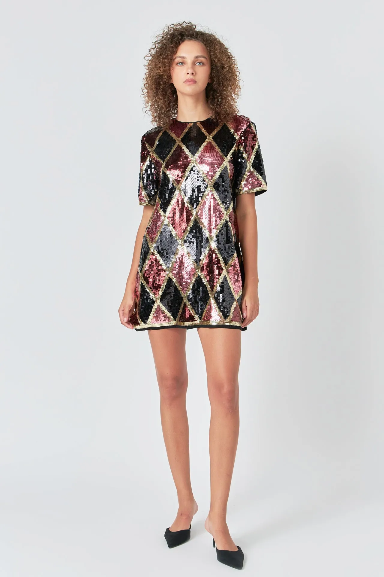 Sequins Mini Dress sold by Endless Rose