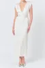 Deep V Maxi Dress sold by Endless Rose