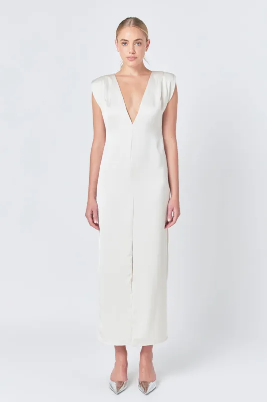 Deep V Maxi Dress sold by Endless Rose