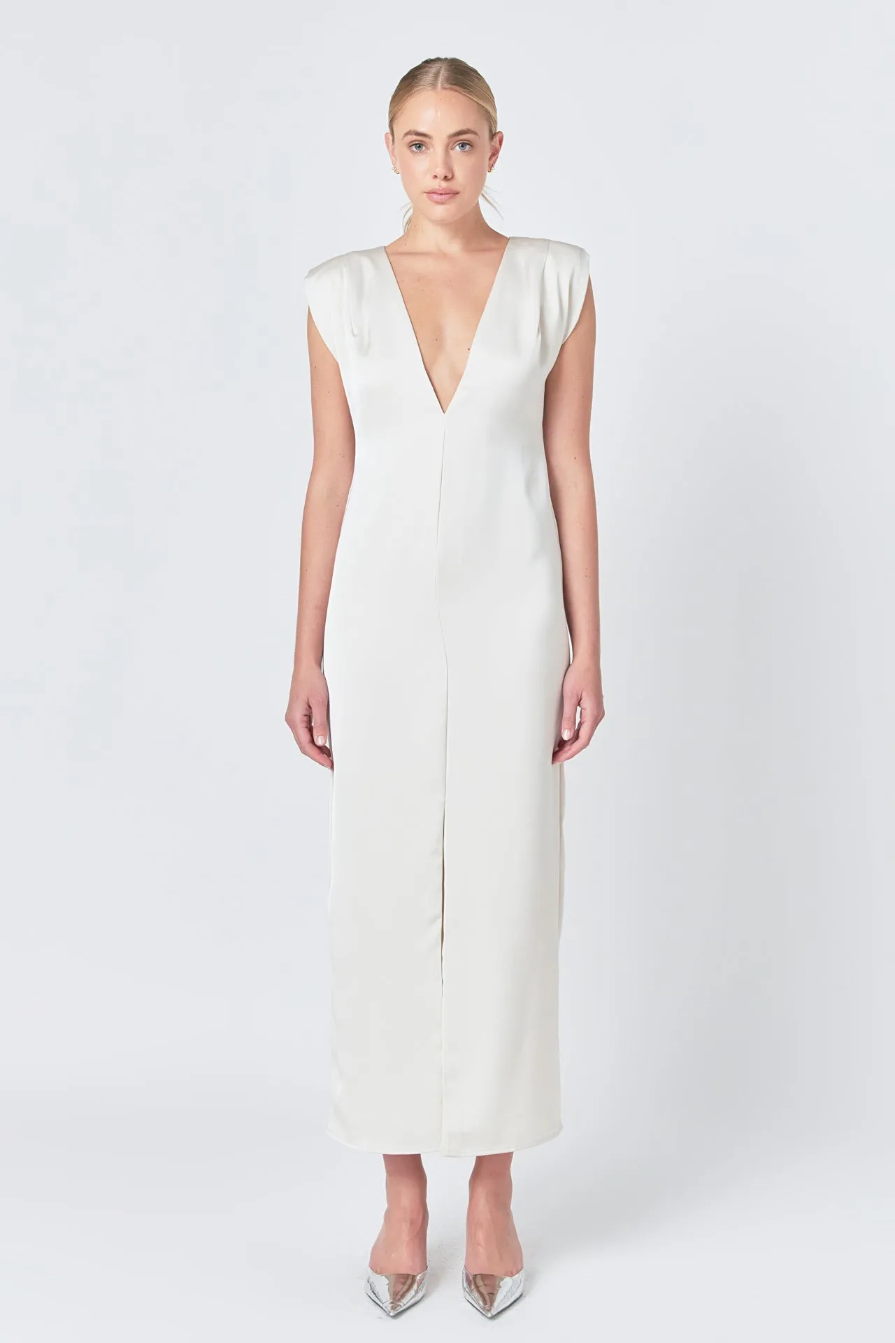 Deep V Maxi Dress sold by Endless Rose