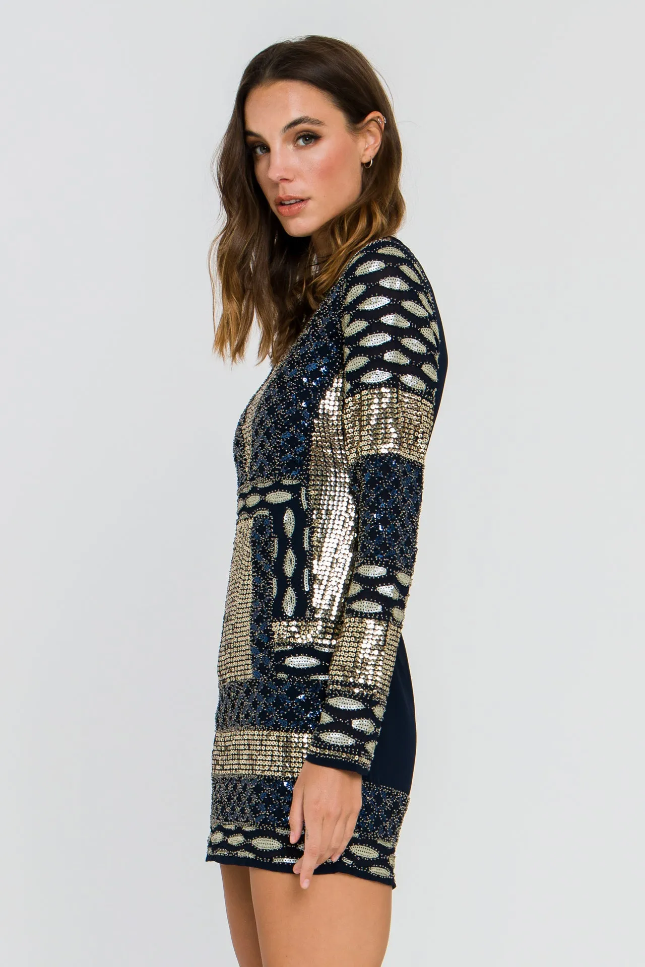 Fitted Sequin Mini Dress sold by Endless Rose product image thumbnail 3