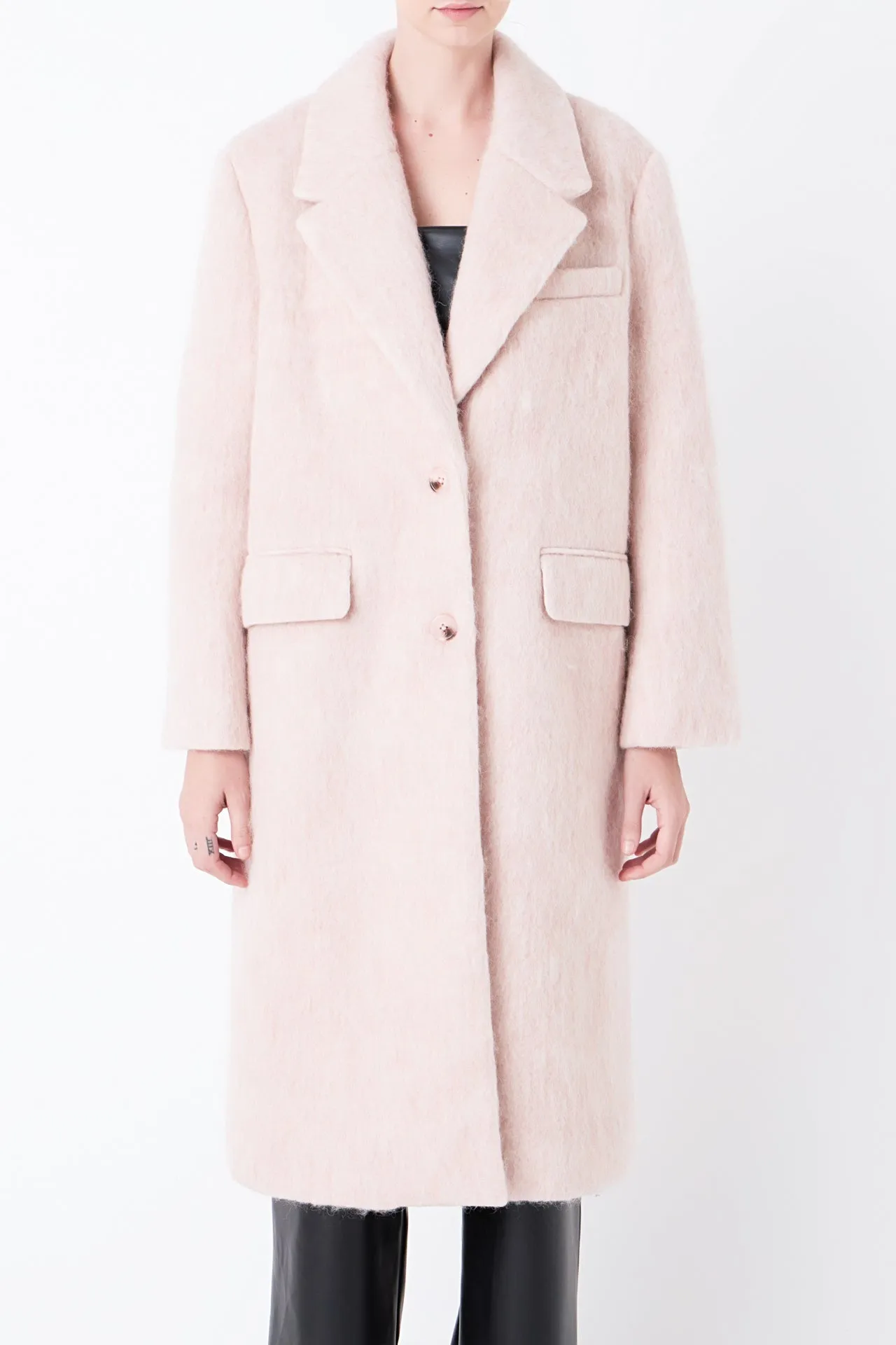 Oversize Single-breasted Long Coat sold by Endless Rose product image thumbnail 2