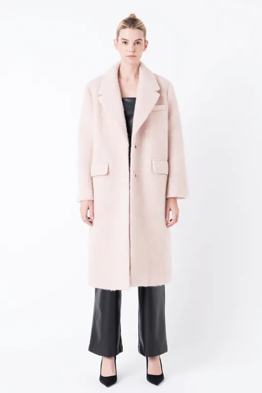 Oversize Single-breasted Long Coat sold by Endless Rose