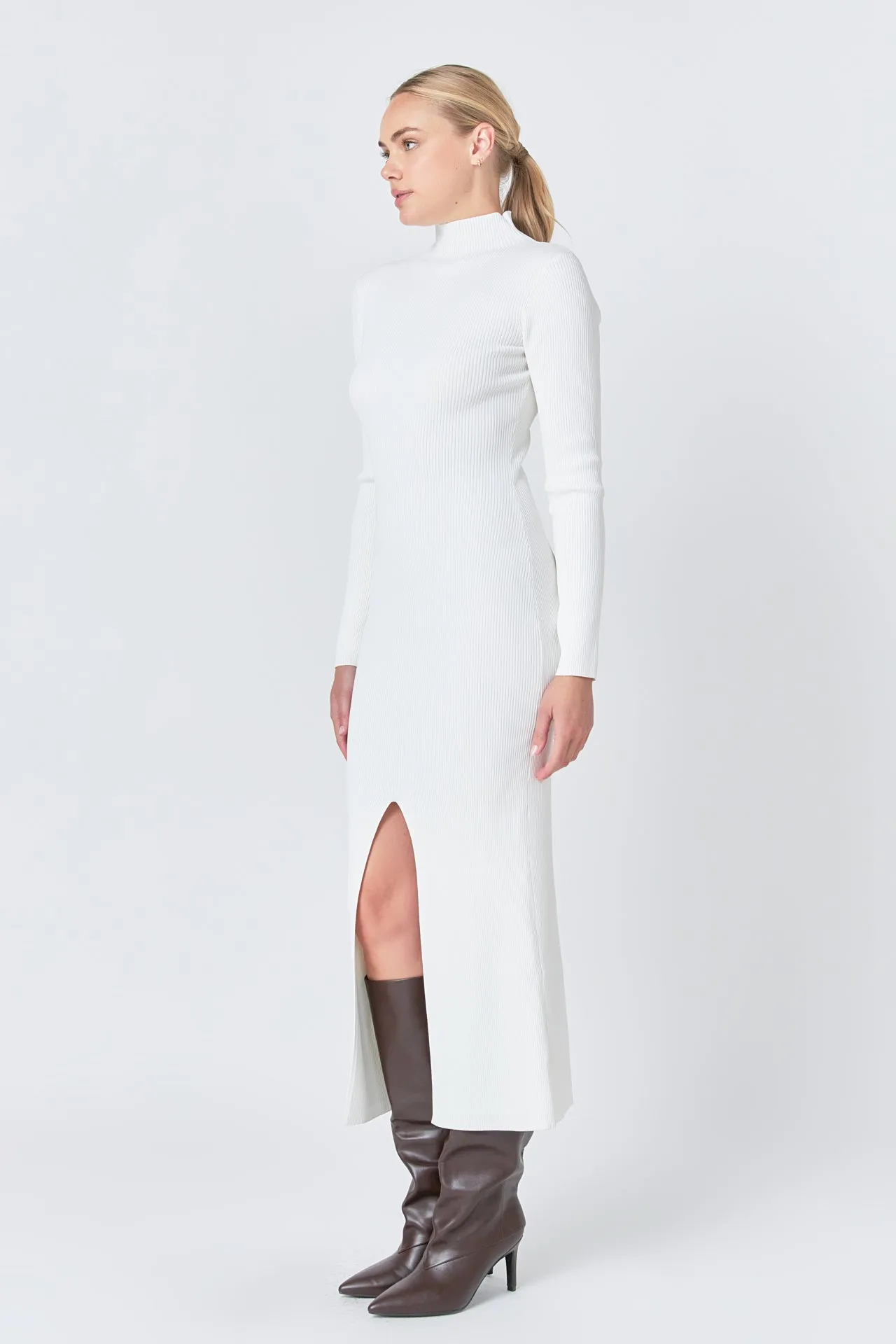 High Neck Maxi Knit Dress sold by Endless Rose product image thumbnail 3