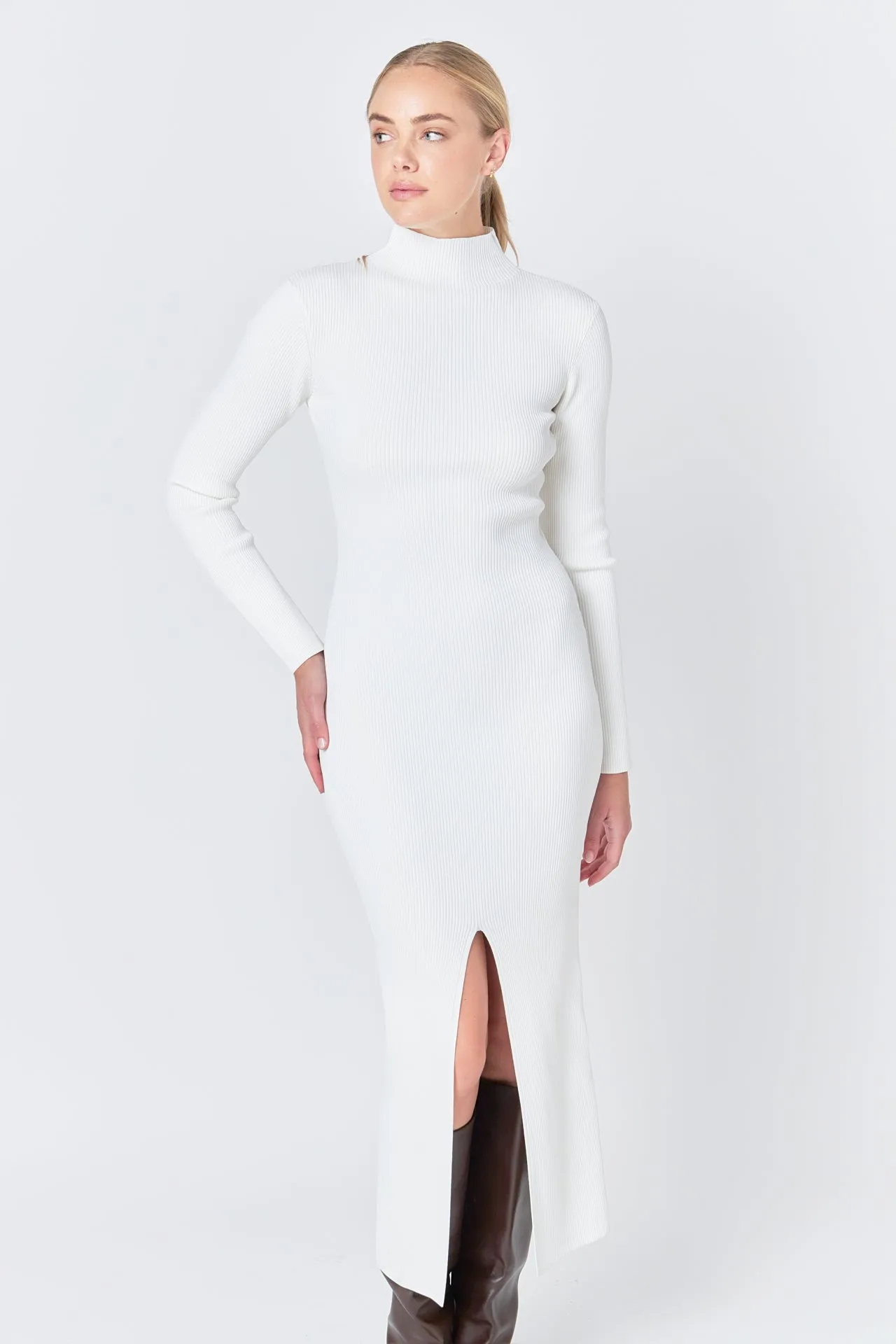 High Neck Maxi Knit Dress sold by Endless Rose product image thumbnail 5