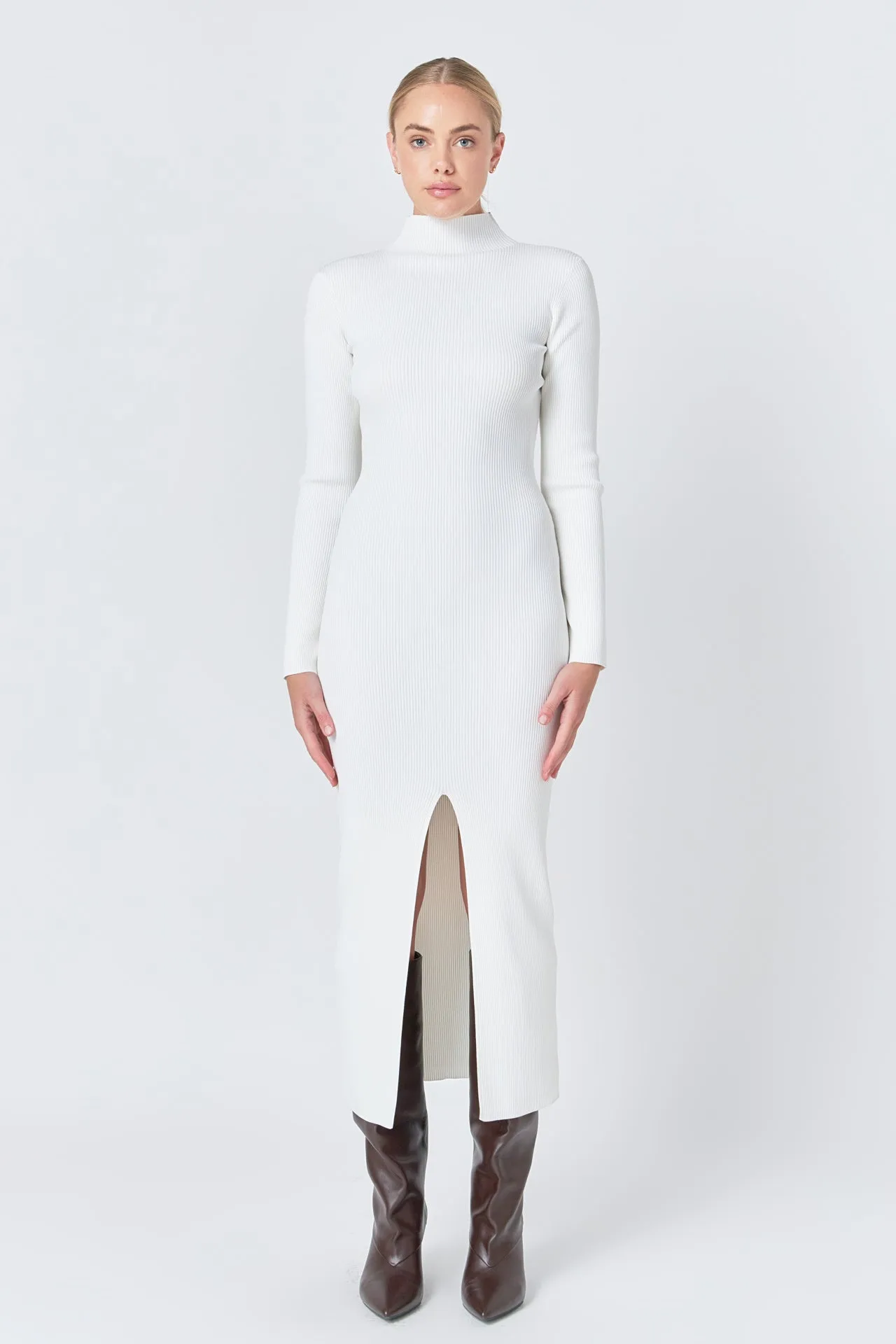 High Neck Maxi Knit Dress sold by Endless Rose