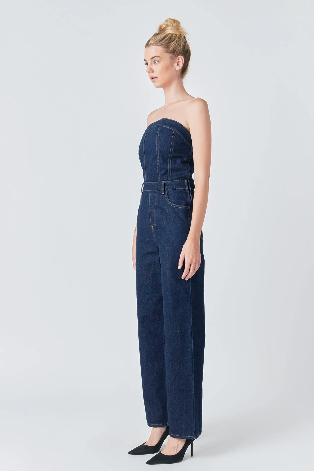 Corset Denim Jumpsuit sold by Endless Rose product image thumbnail 3