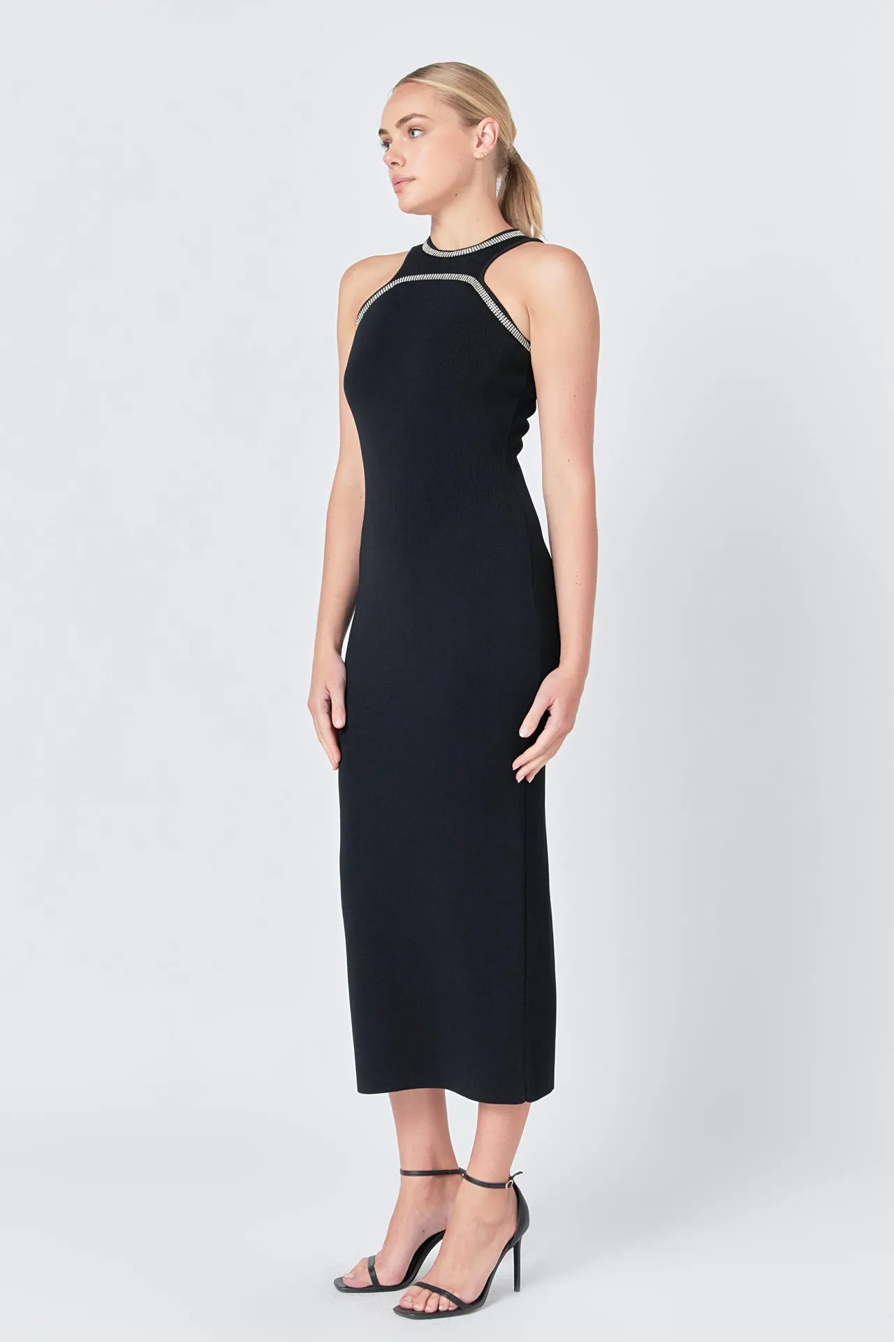 Jewel Trim Knit Maxi Dress sold by Endless Rose product image thumbnail 3