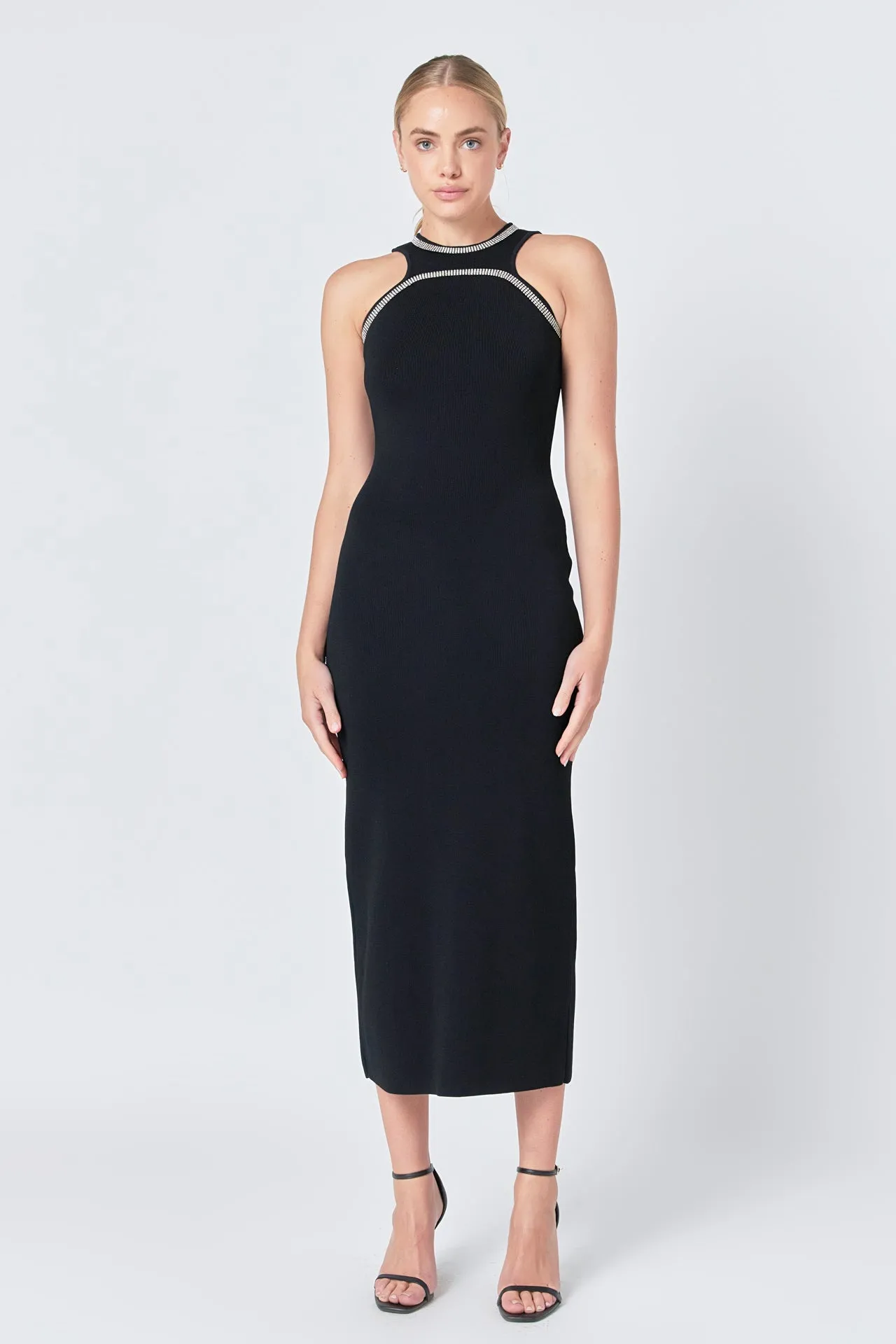 Jewel Trim Knit Maxi Dress sold by Endless Rose