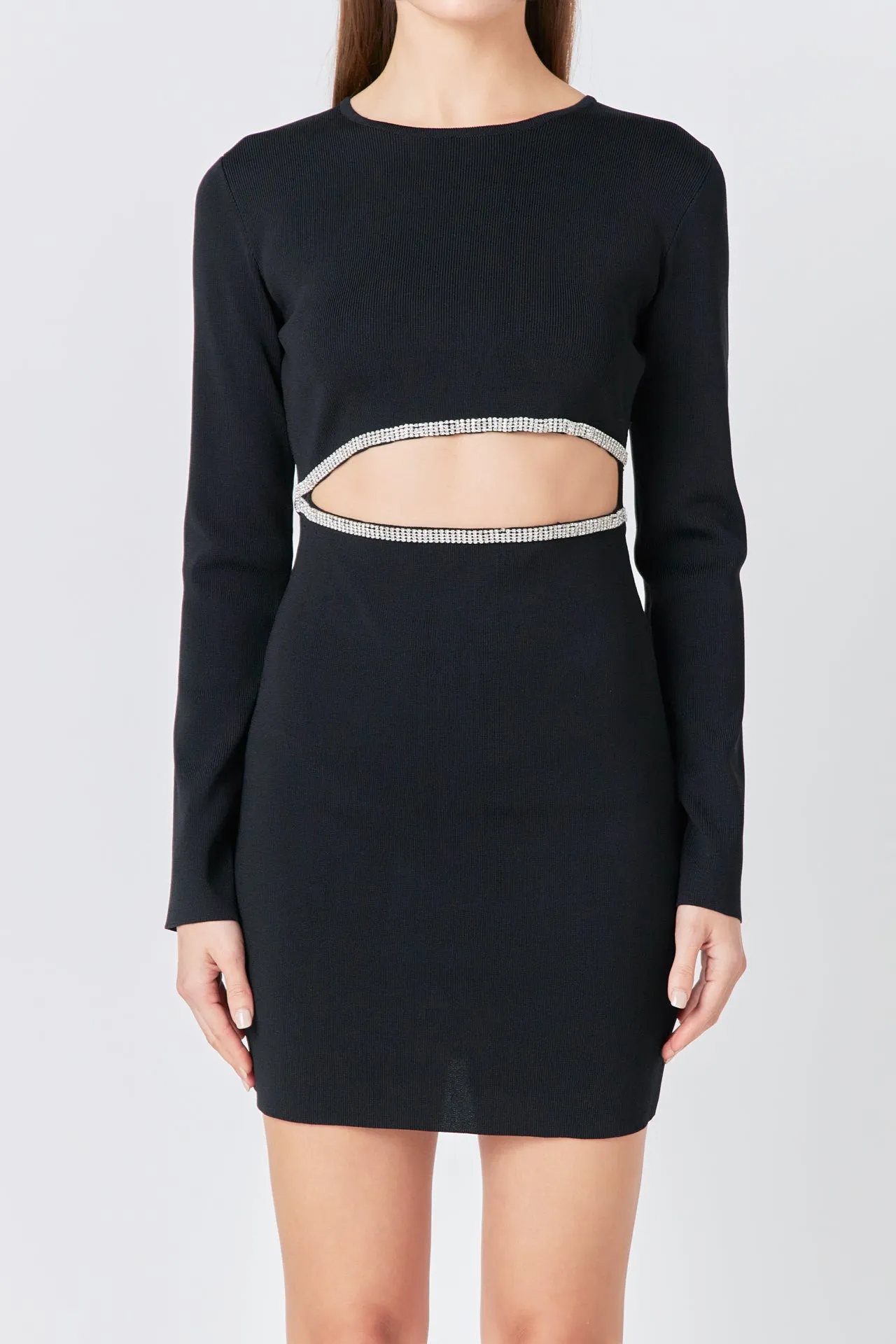 Knit Cut Out Mini Dress sold by Endless Rose product image thumbnail 2