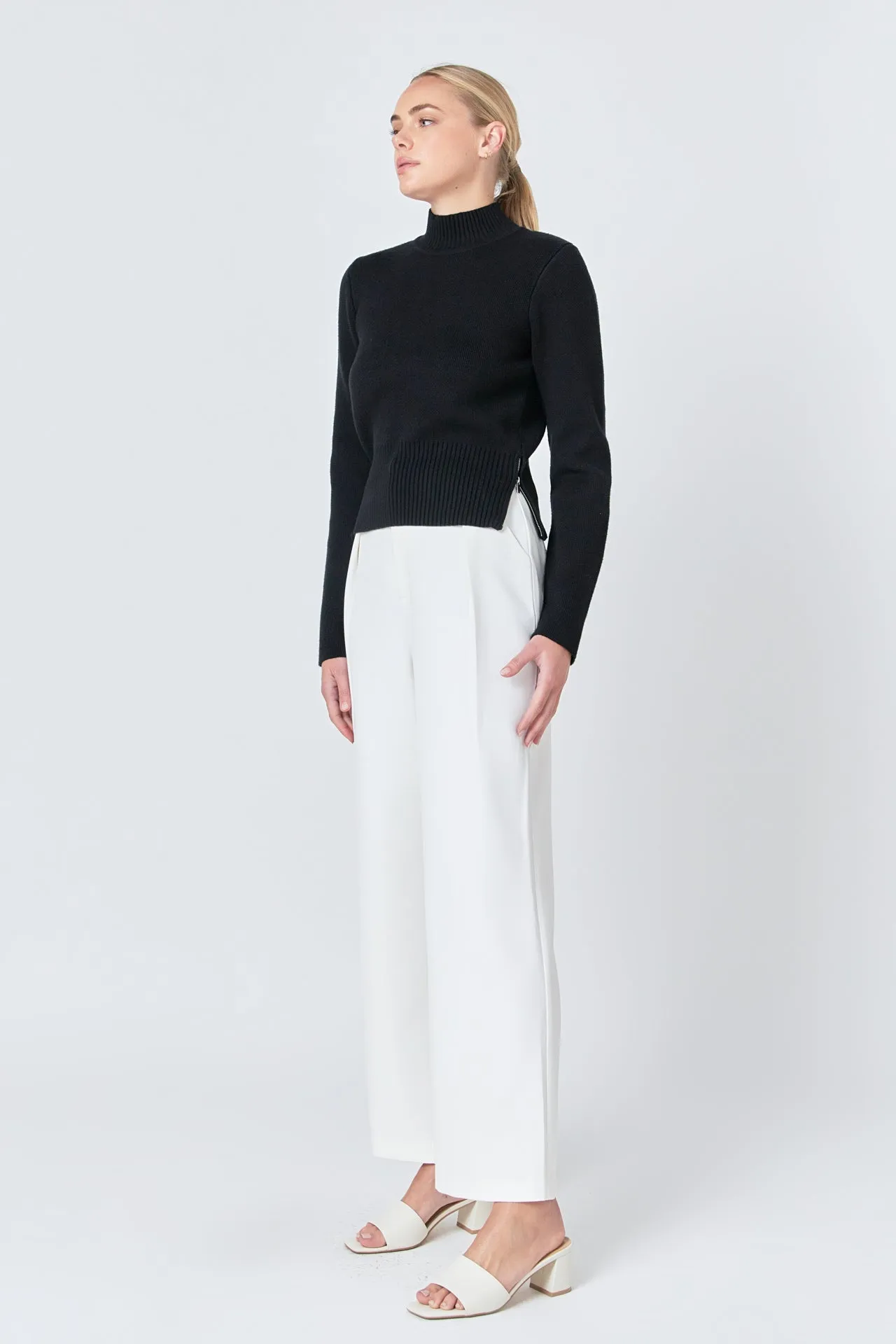 Wide Leg High Waisted Trouser sold by Endless Rose product image thumbnail 3