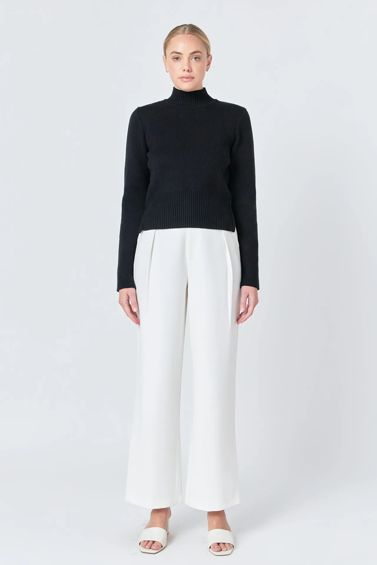 Wide Leg High Waisted Trouser sold by Endless Rose