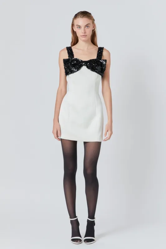 Bow Mini Dress sold by Endless Rose