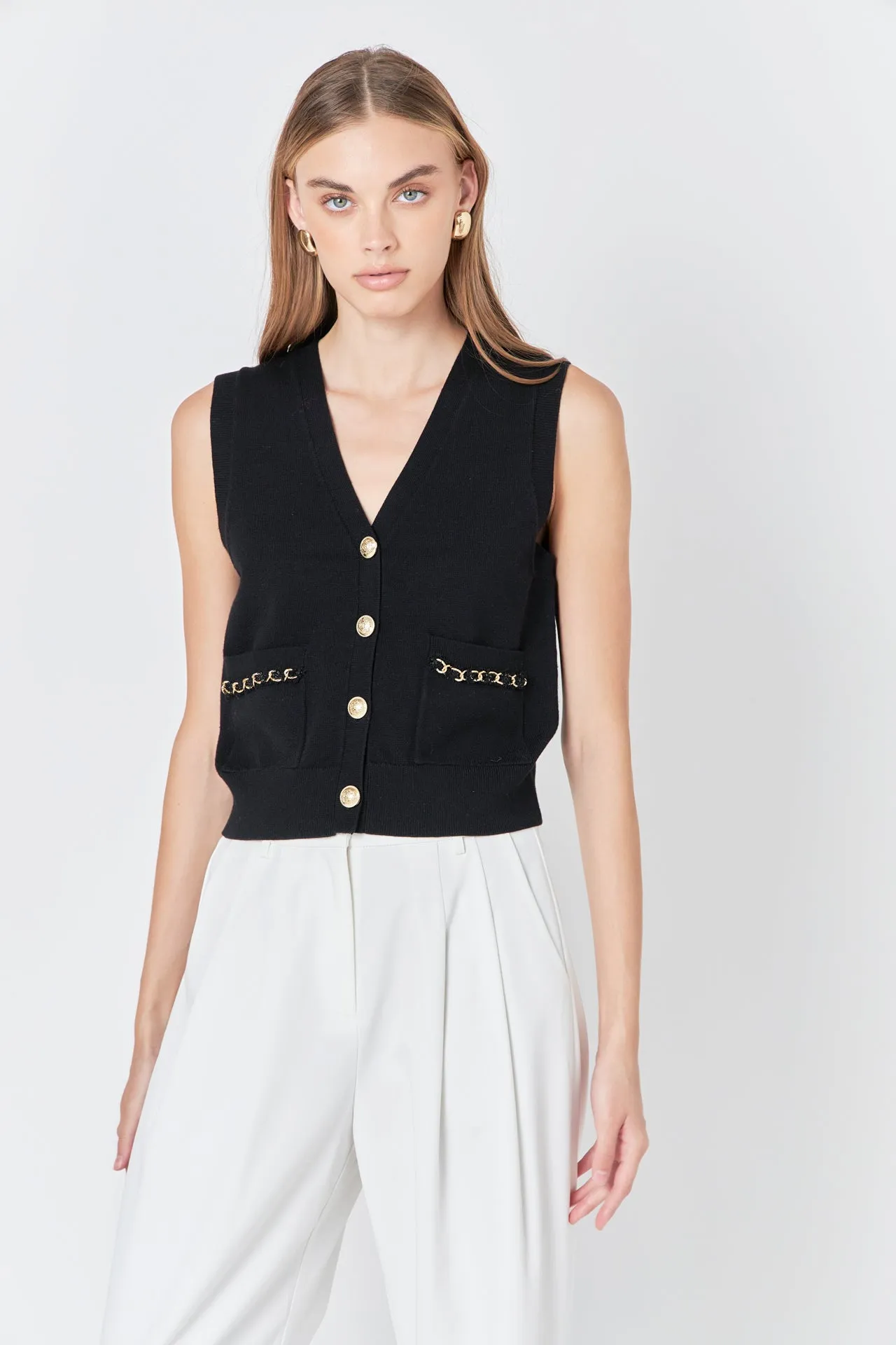 Chain Detail Vest sold by Endless Rose product image thumbnail 5