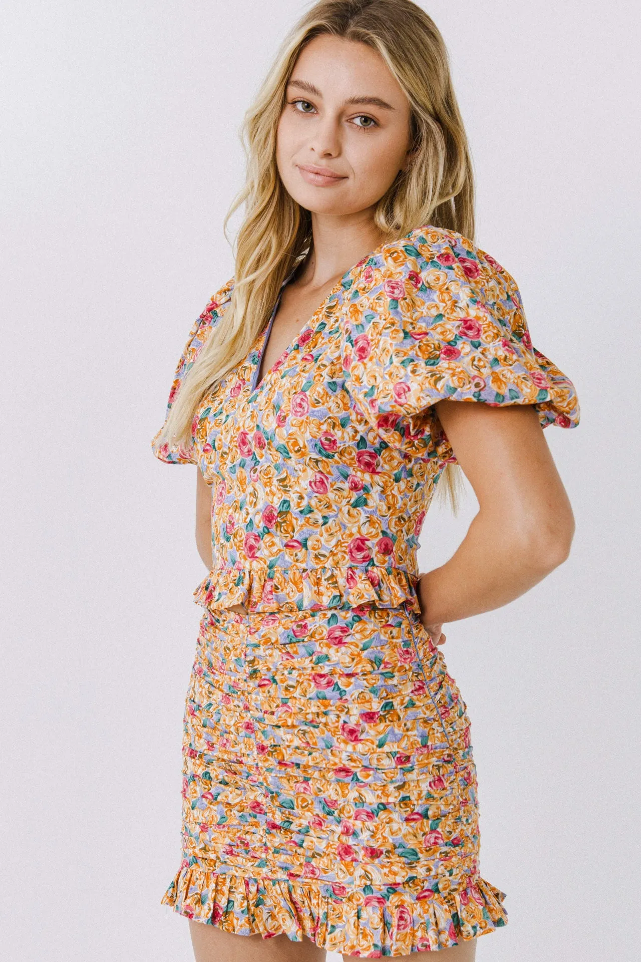 Floral Puff Sleeve Top sold by Endless Rose product image thumbnail 5