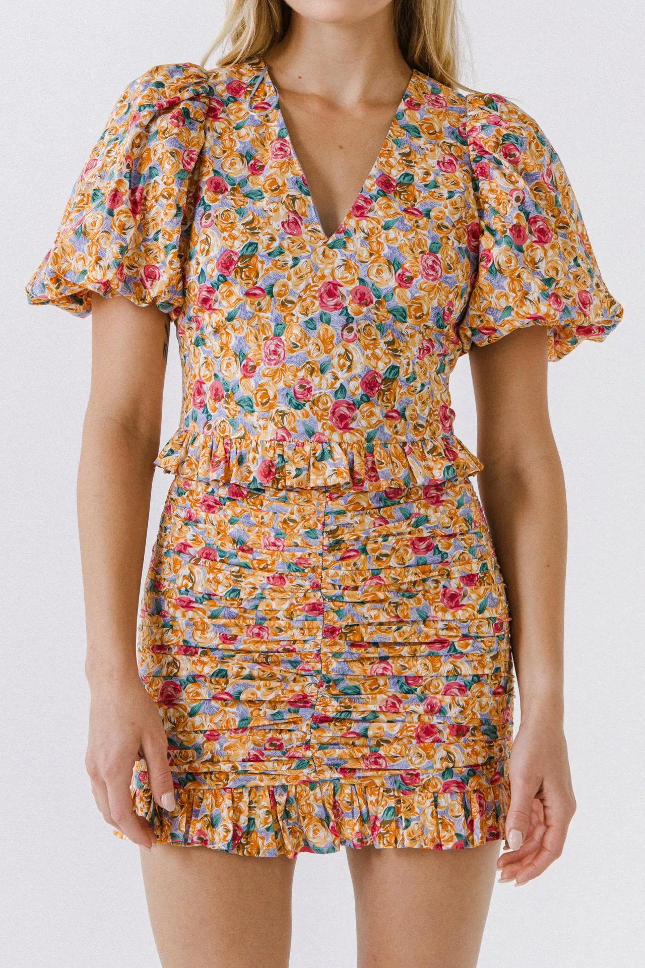 Floral Puff Sleeve Top sold by Endless Rose product image thumbnail 2