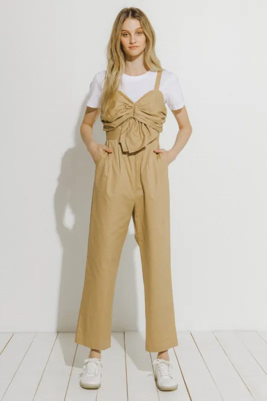 Ruched Detail Jumpsuit sold by Endless Rose