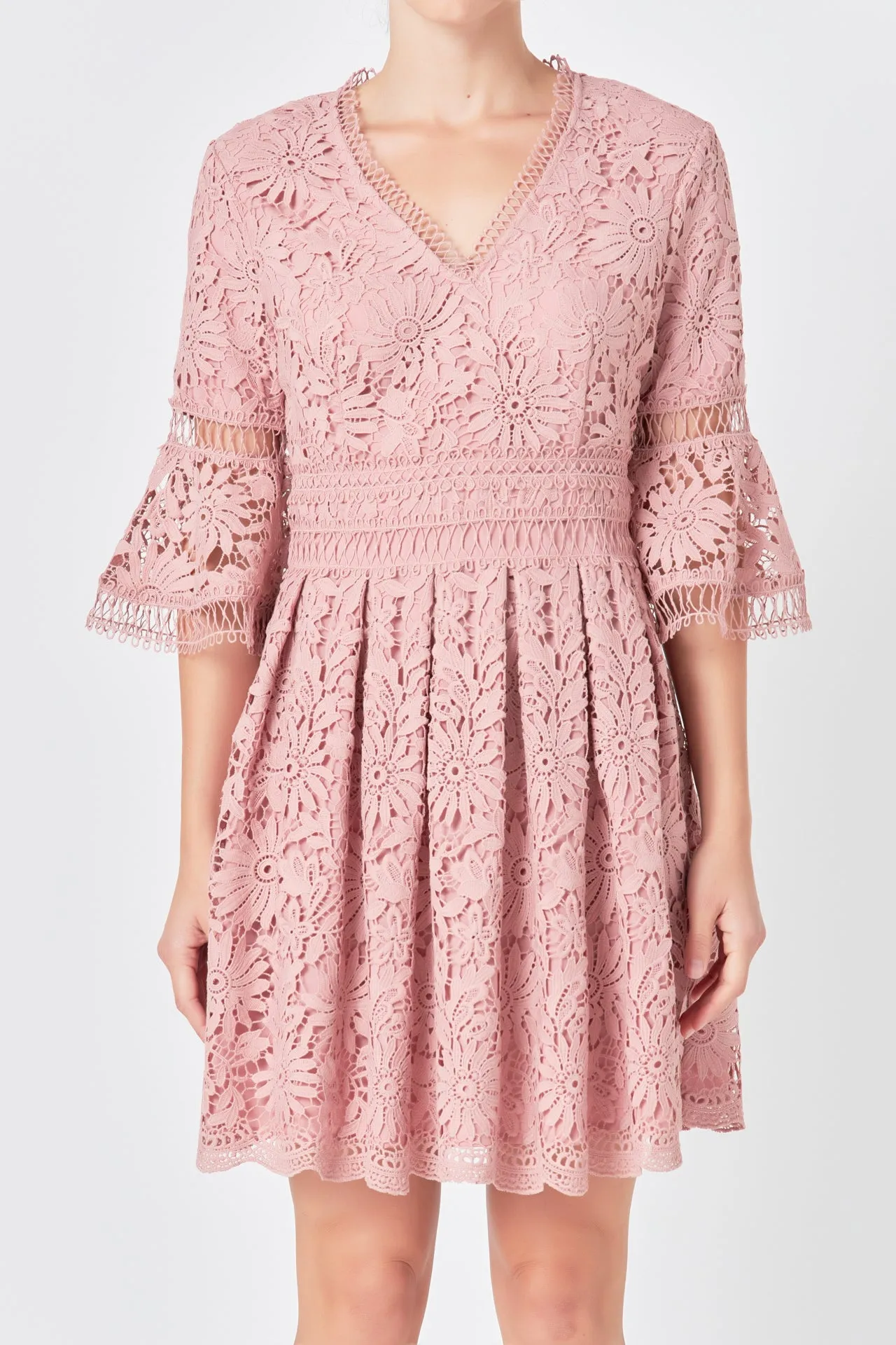 All of Lace Bell Sleeve Dress sold by Endless Rose product image thumbnail 2