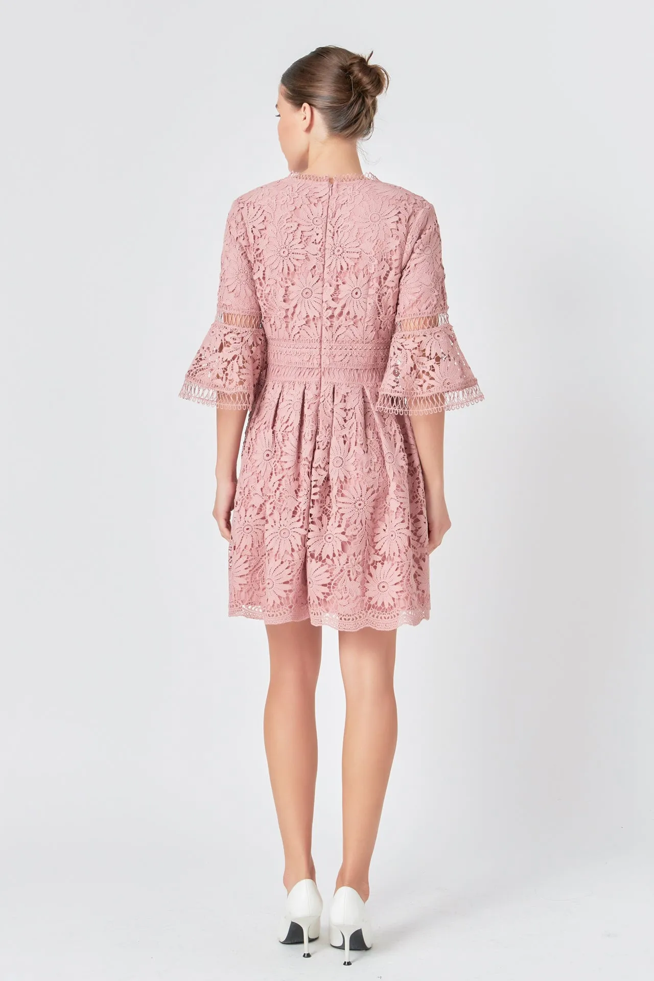 All of Lace Bell Sleeve Dress sold by Endless Rose product image thumbnail 4