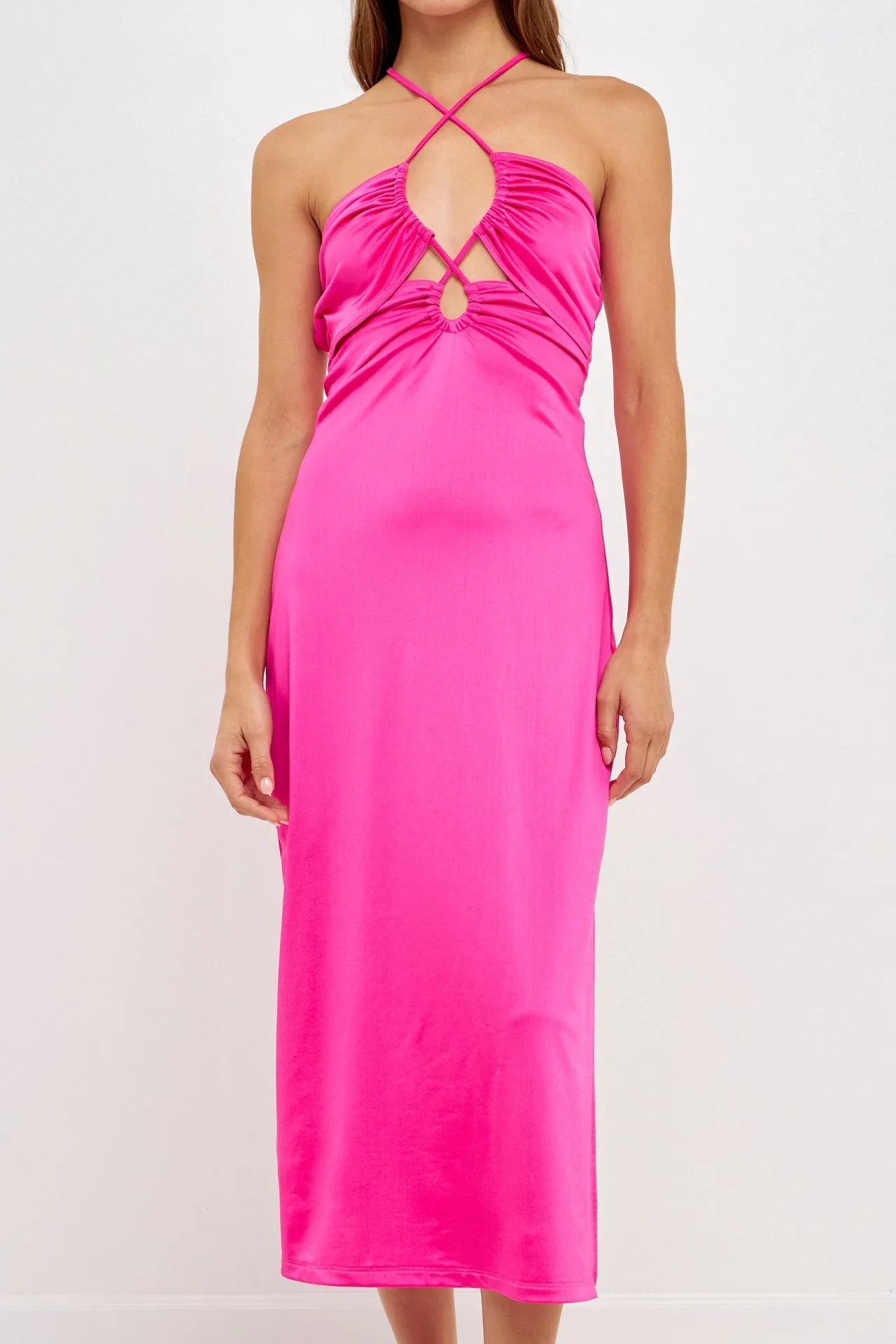 Cut Out Slinky Maxi Dress sold by Endless Rose product image thumbnail 2