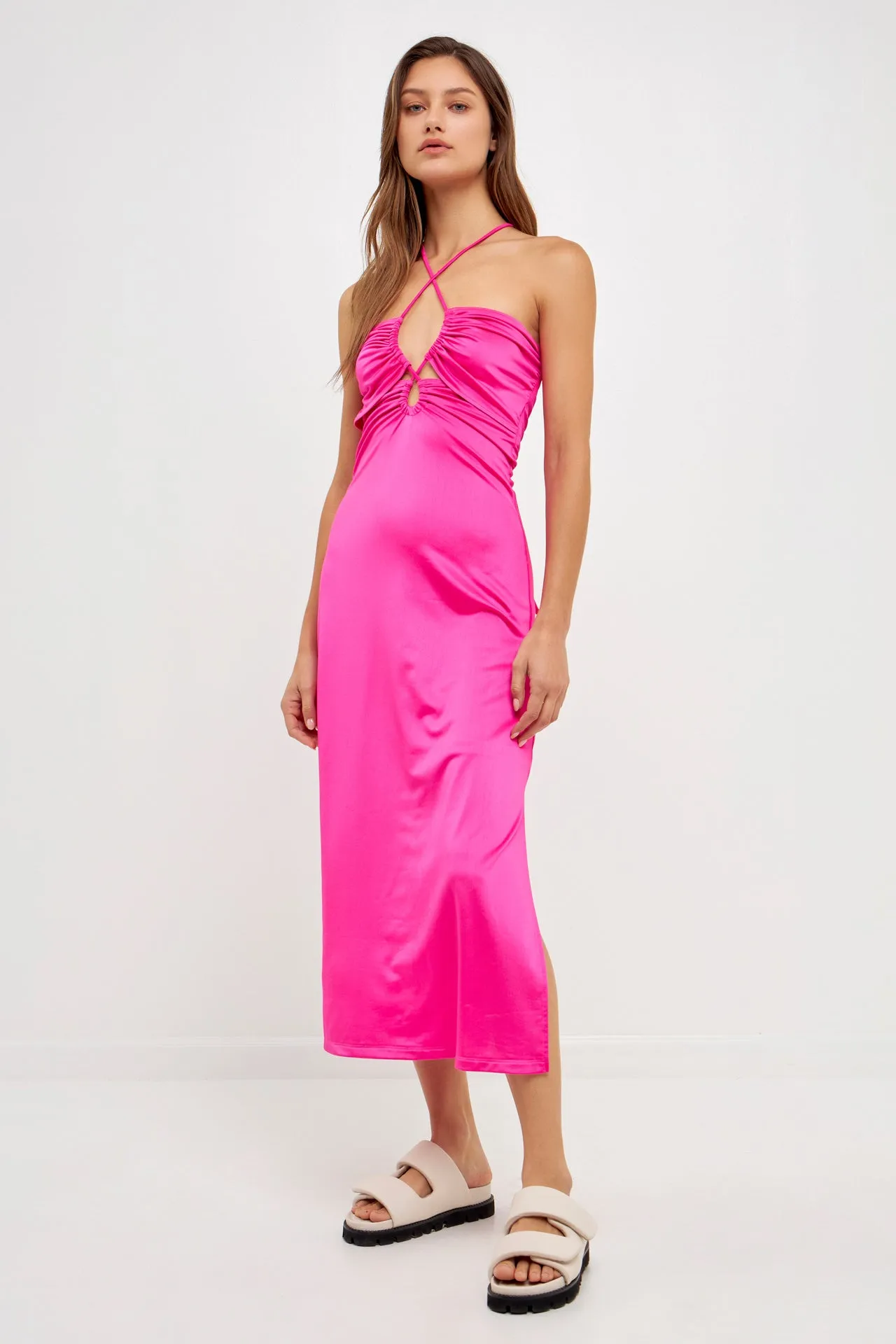Cut Out Slinky Maxi Dress sold by Endless Rose product image thumbnail 3