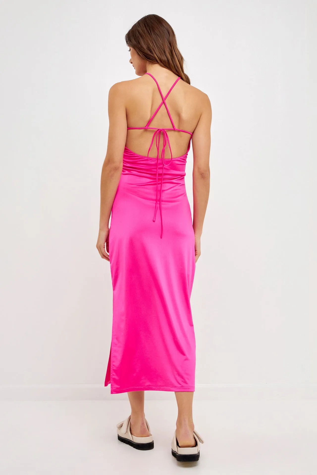 Cut Out Slinky Maxi Dress sold by Endless Rose product image thumbnail 4